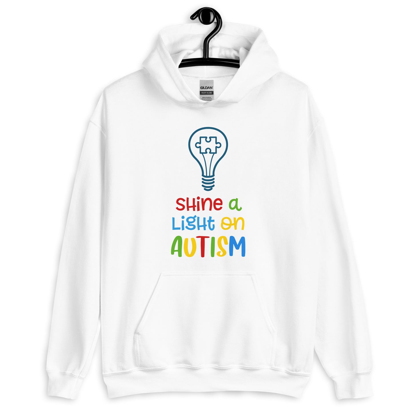 Unisex Hoodie- Shine a light on autism