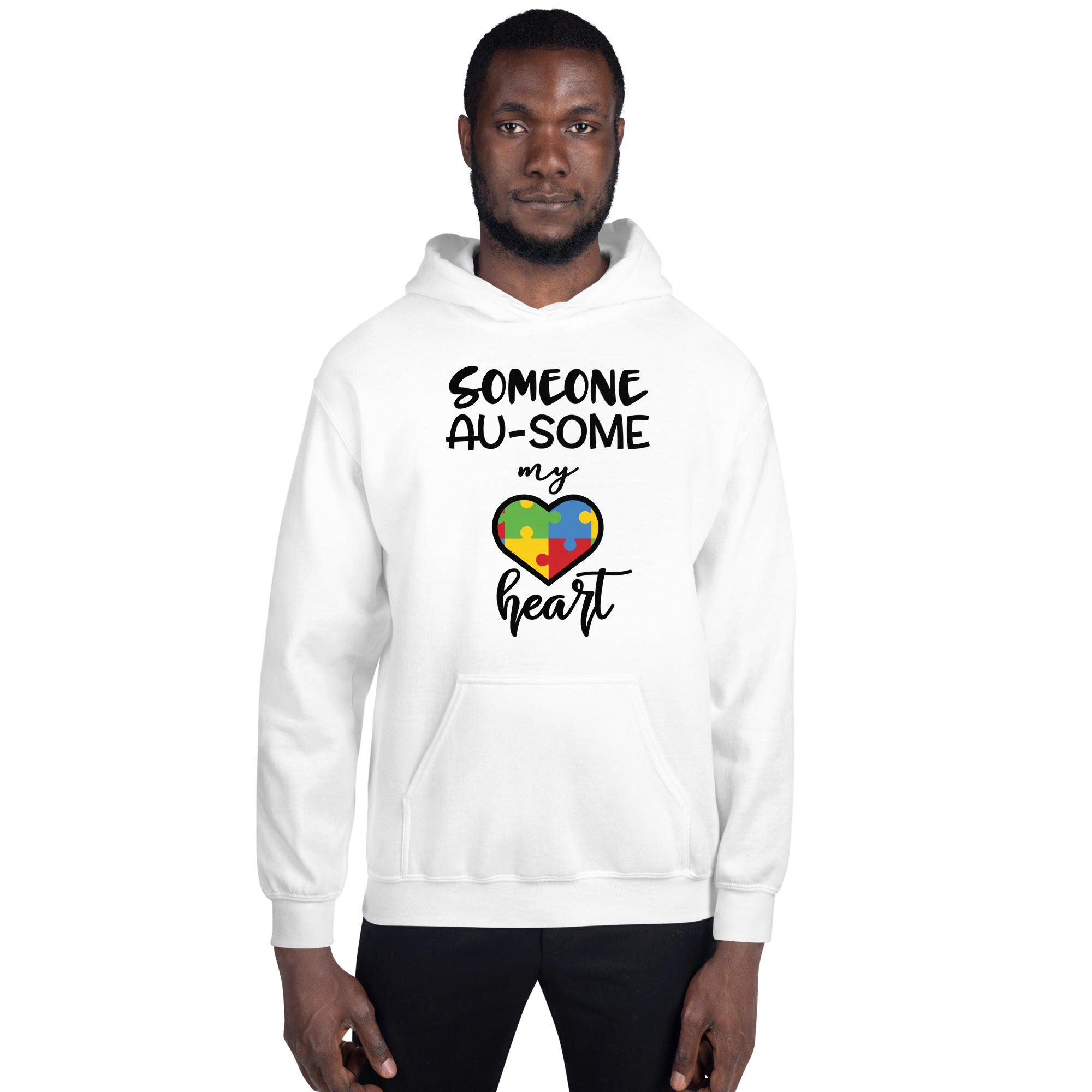 Unisex Hoodie- Someone ausome has my heart