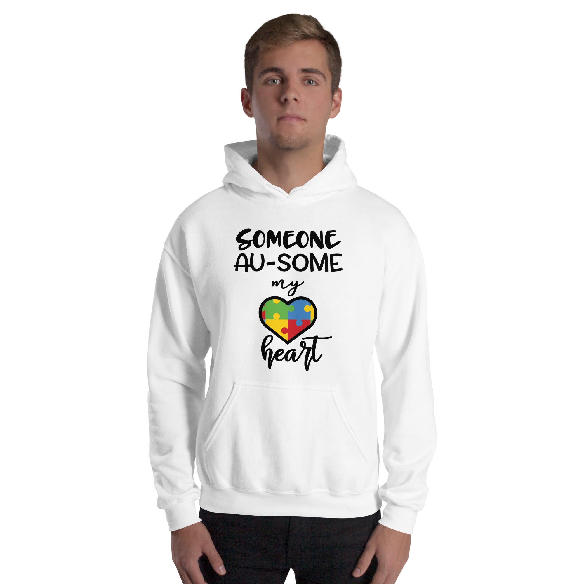 Unisex Hoodie- Someone ausome has my heart