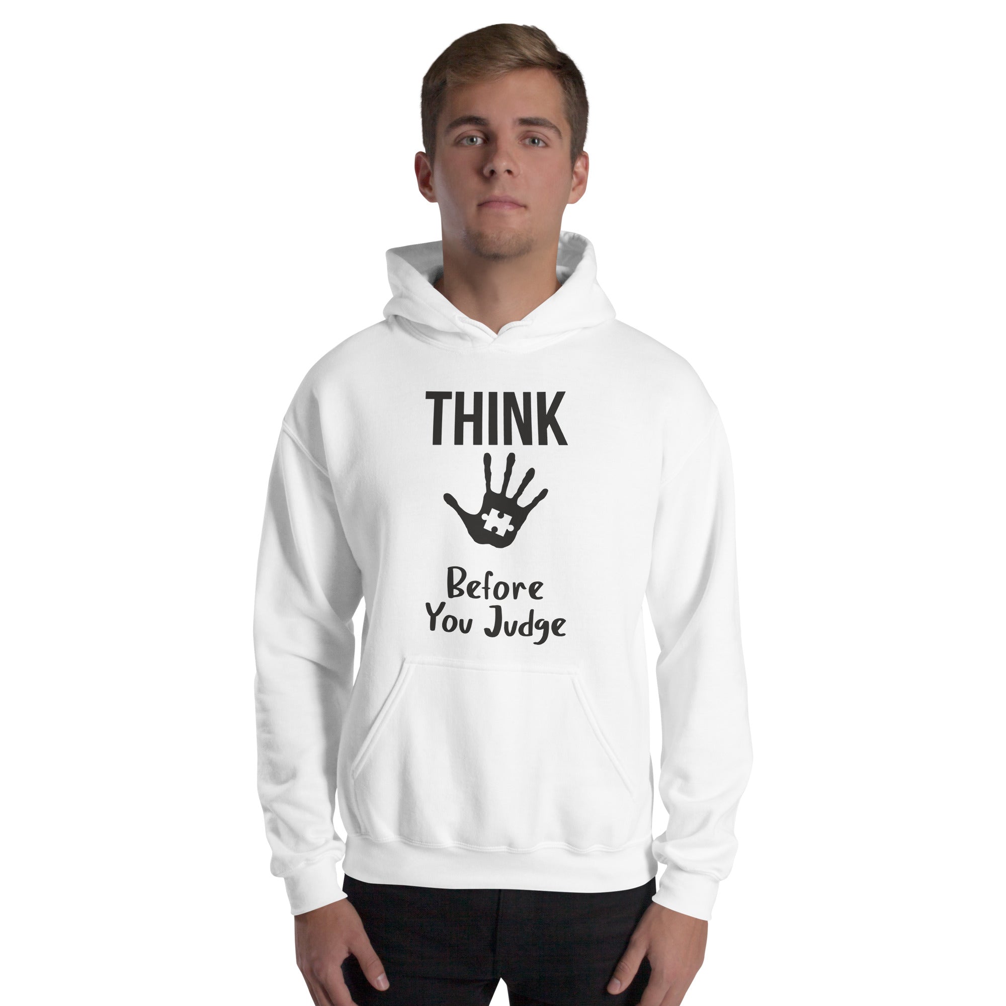 Unisex Hoodie- Think before you judge