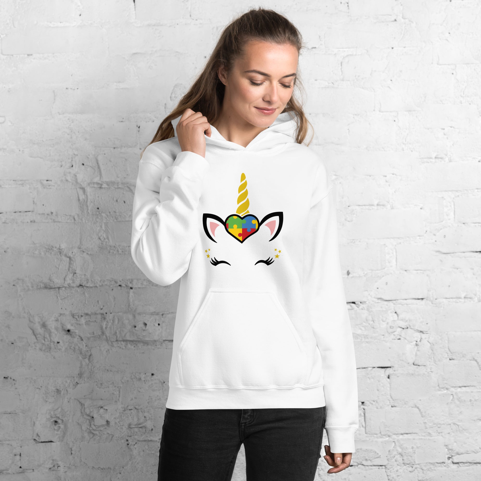 Unisex Hoodie- Unicorn Autism