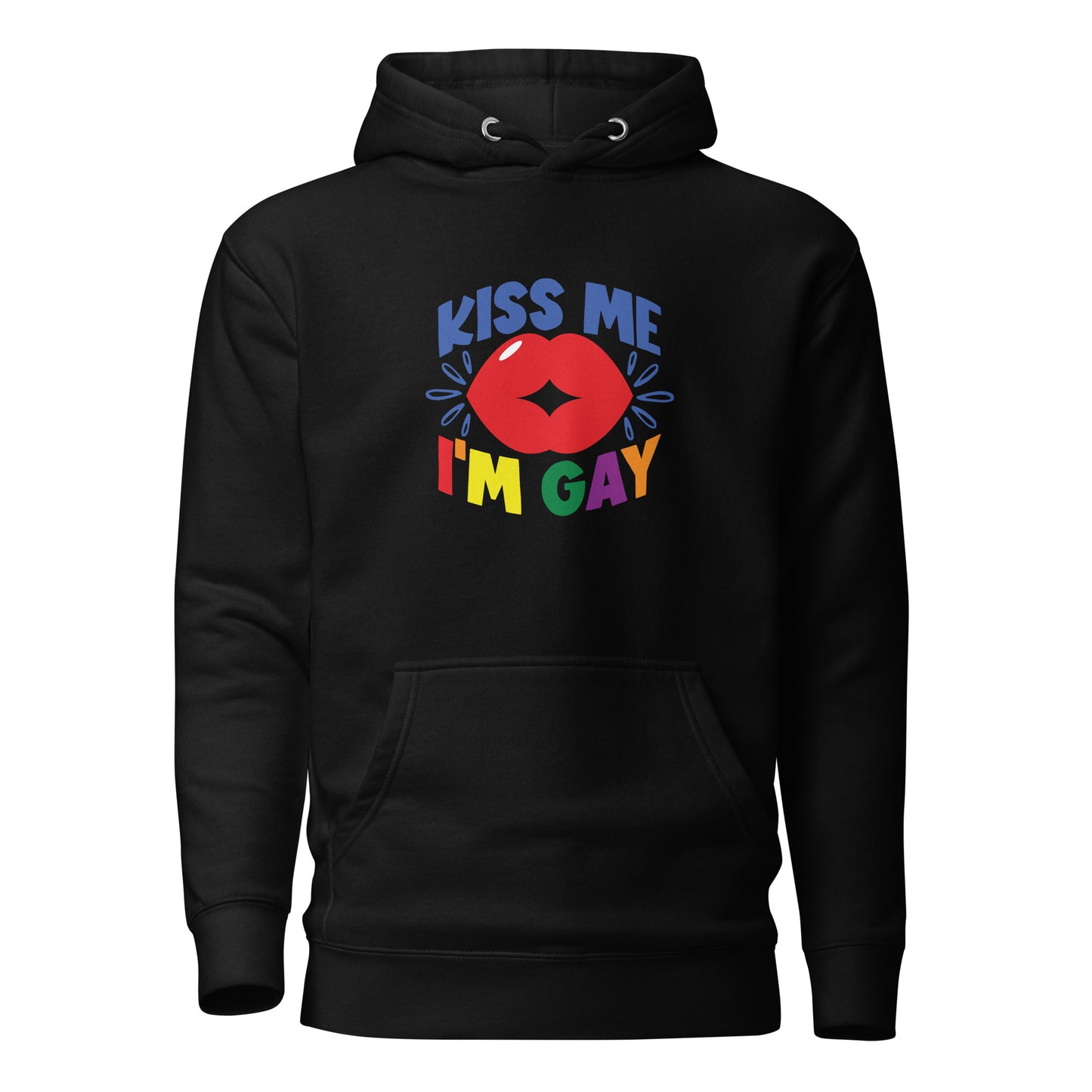 Unisex Hoodie- Kiss me I'm gay