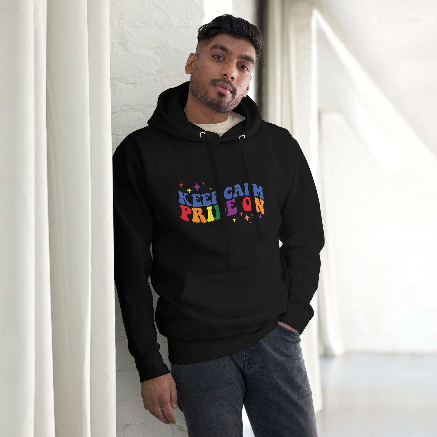 Unisex Hoodie- Keep calm pride on