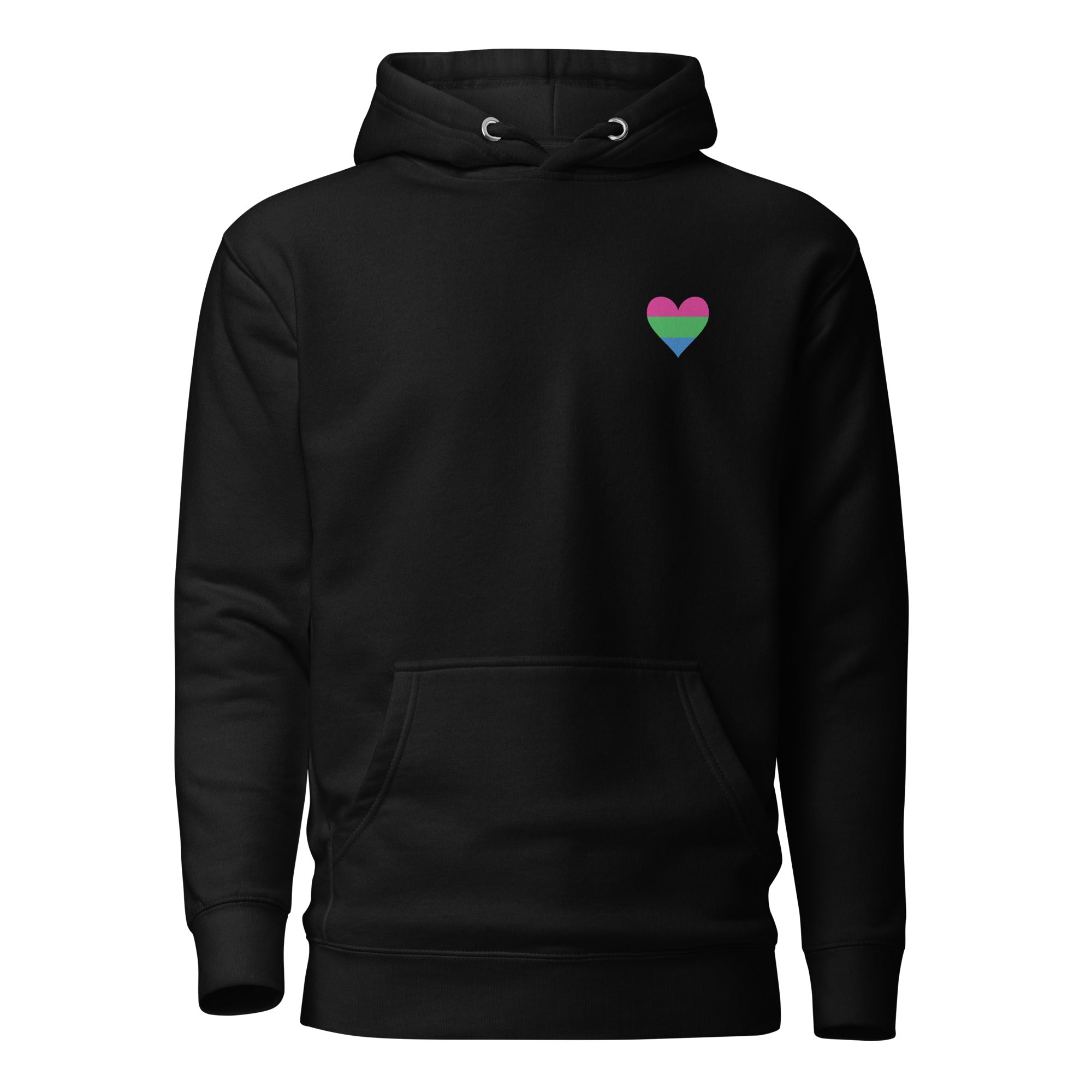 Unisex Hoodie-Polysexual Heart