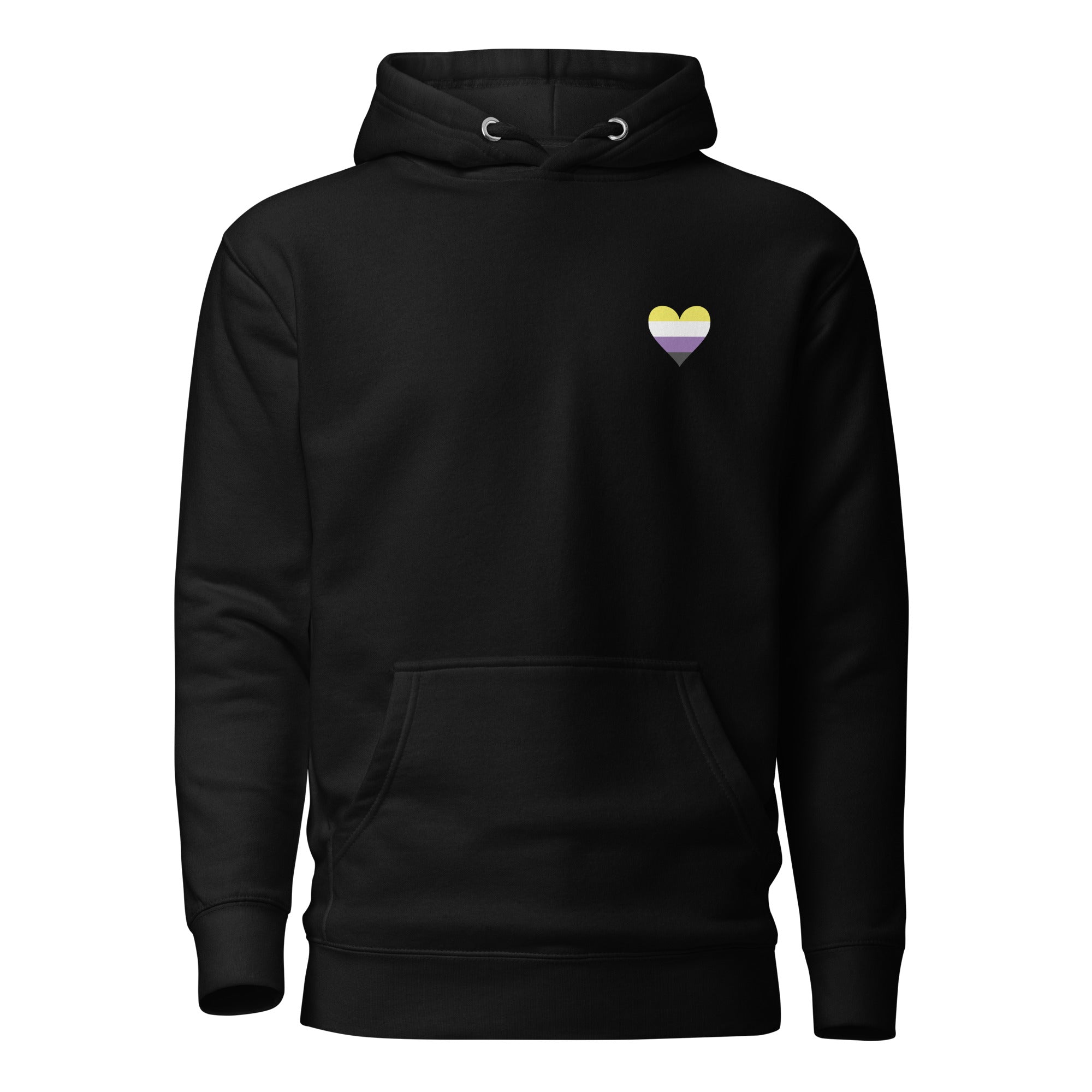 Nonbinary Heart Hoodie