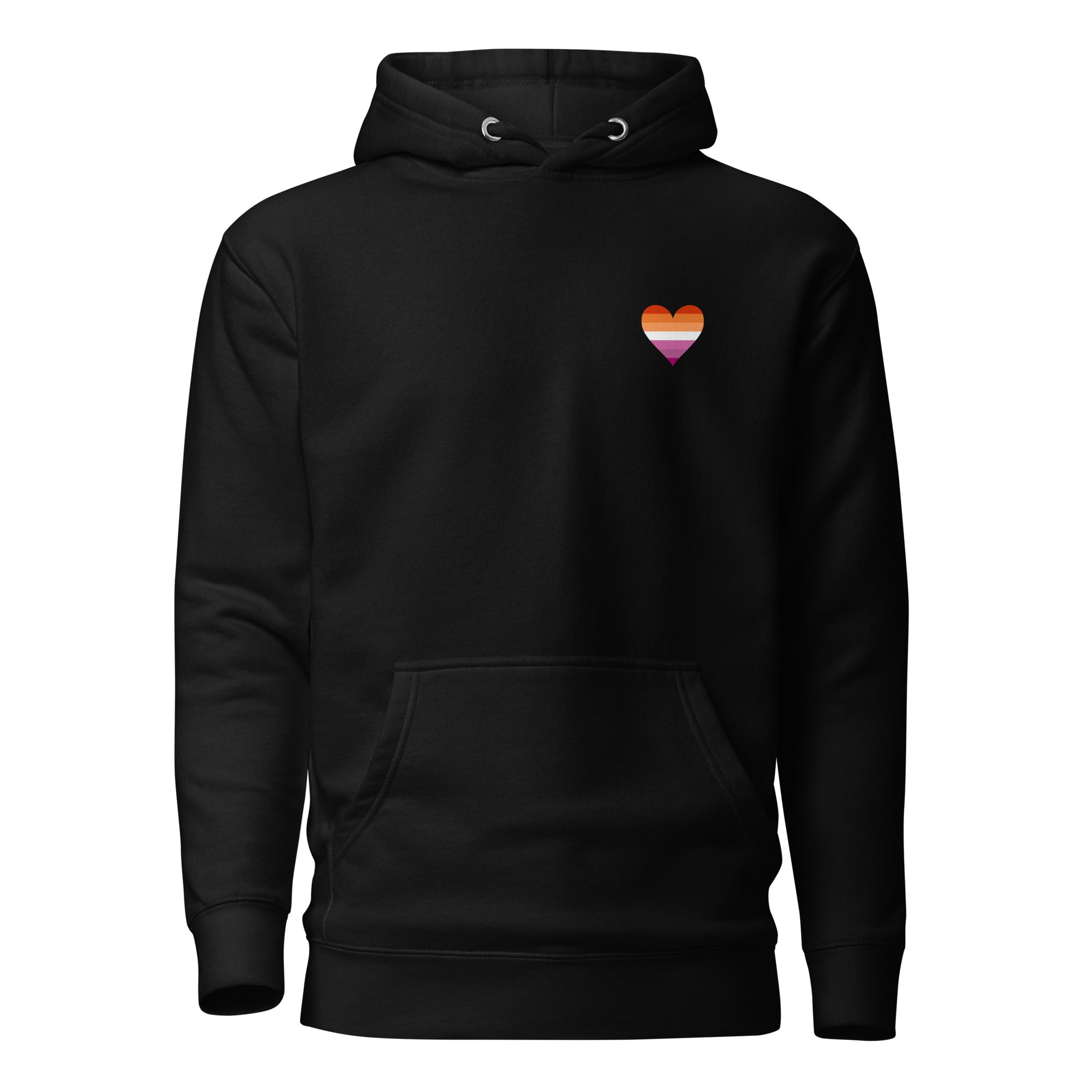 Unisex Hoodie-Lesbian Heart