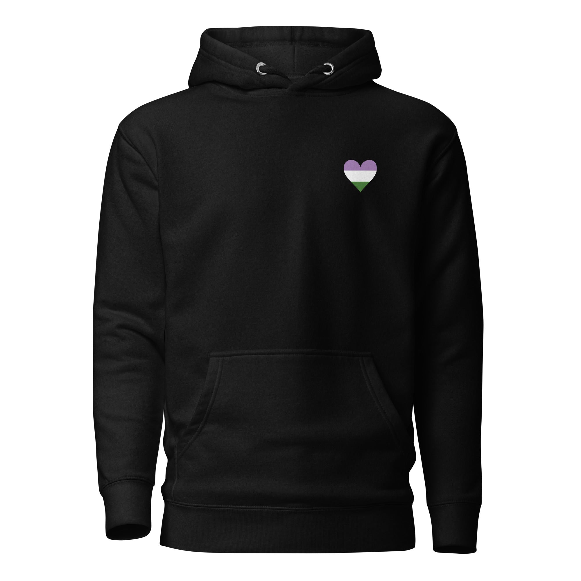 Unisex Hoodie-Genderqueer Heart