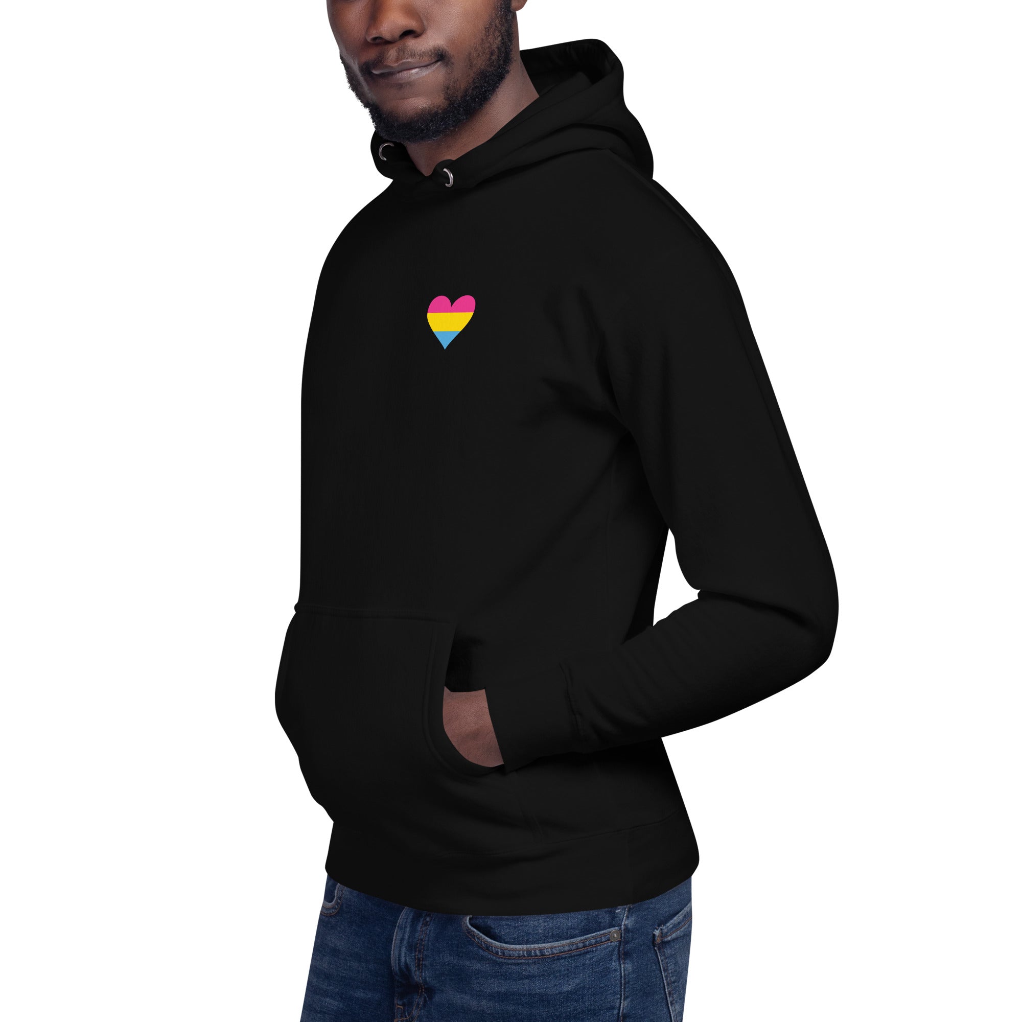 Unisex Hoodie-Pansexual Heart