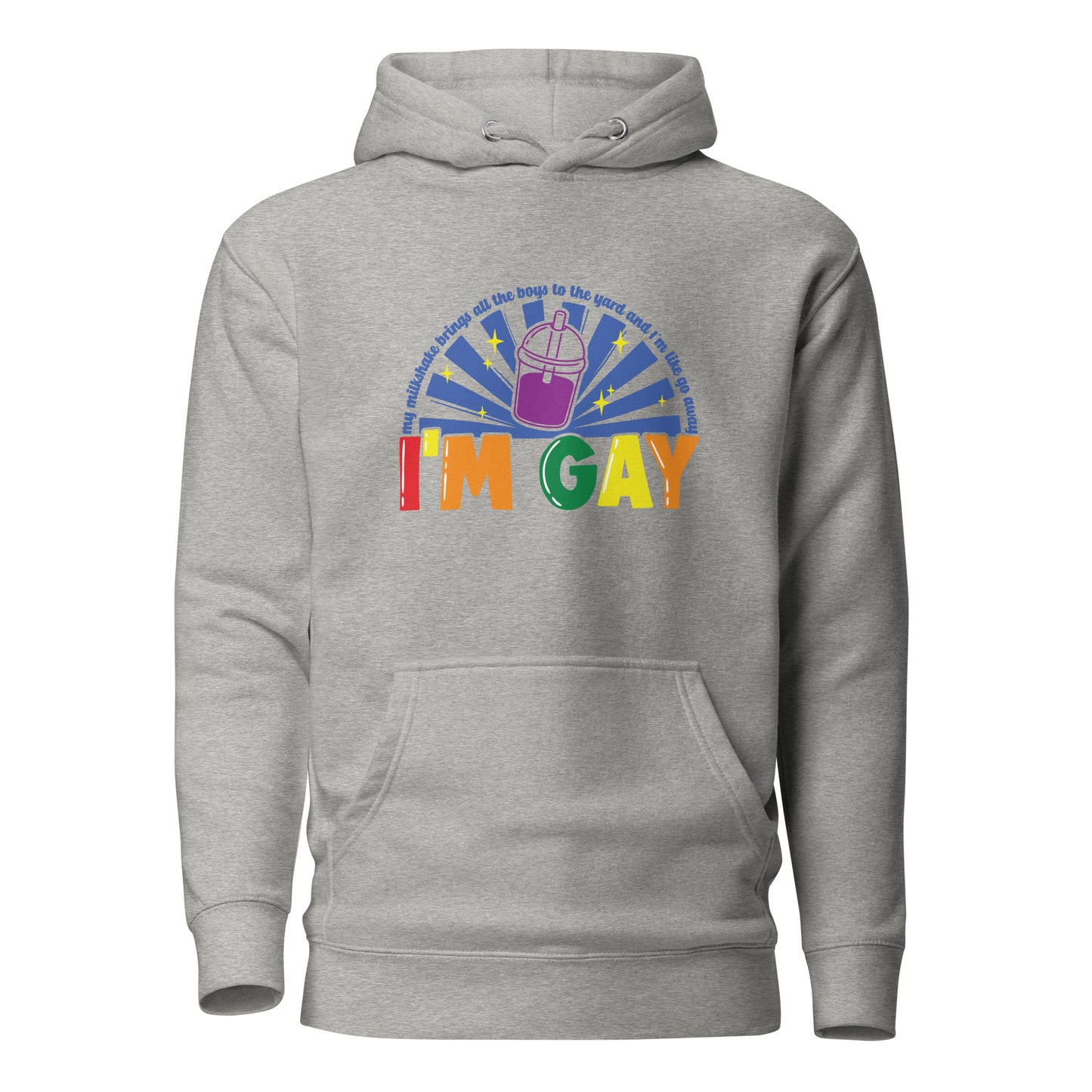Unisex Hoodie- Go away, I'm gay