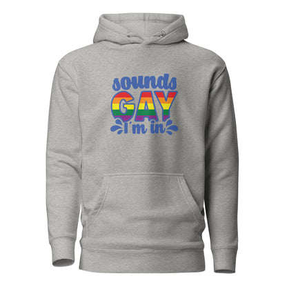 Unisex Hoodie- Sounds gay I'm in