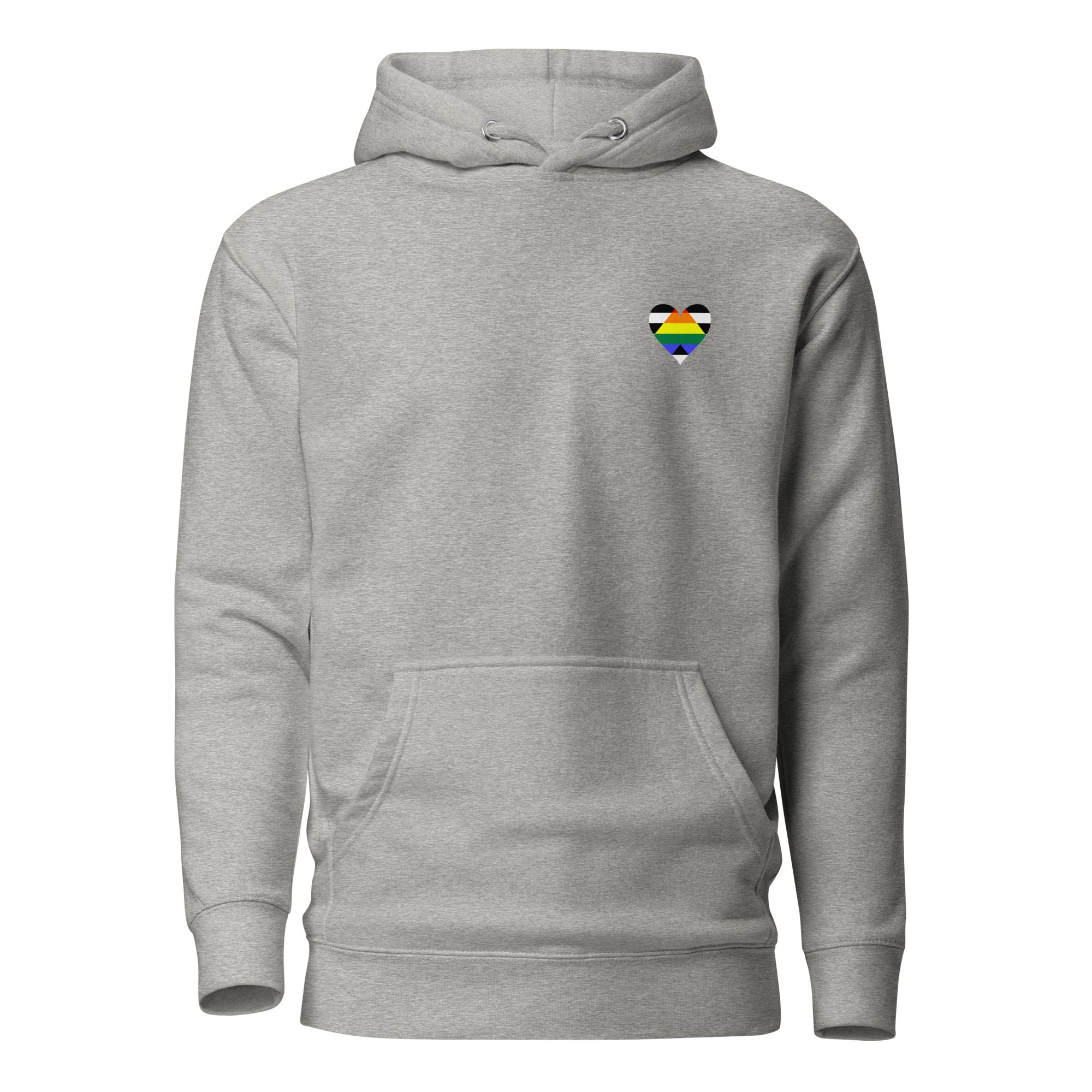 Unisex Hoodie-Straight Ally Heart