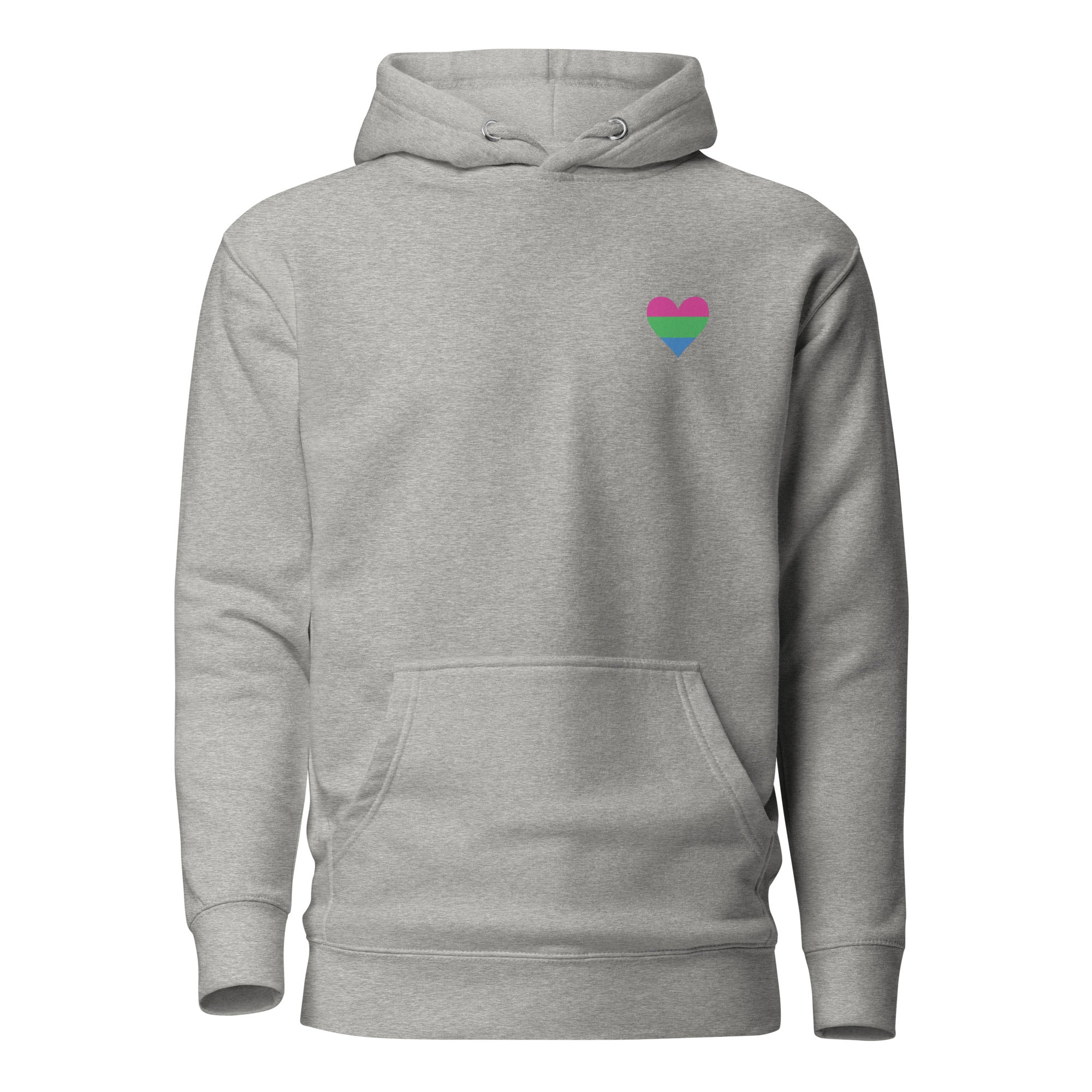 Unisex Hoodie-Polysexual Heart