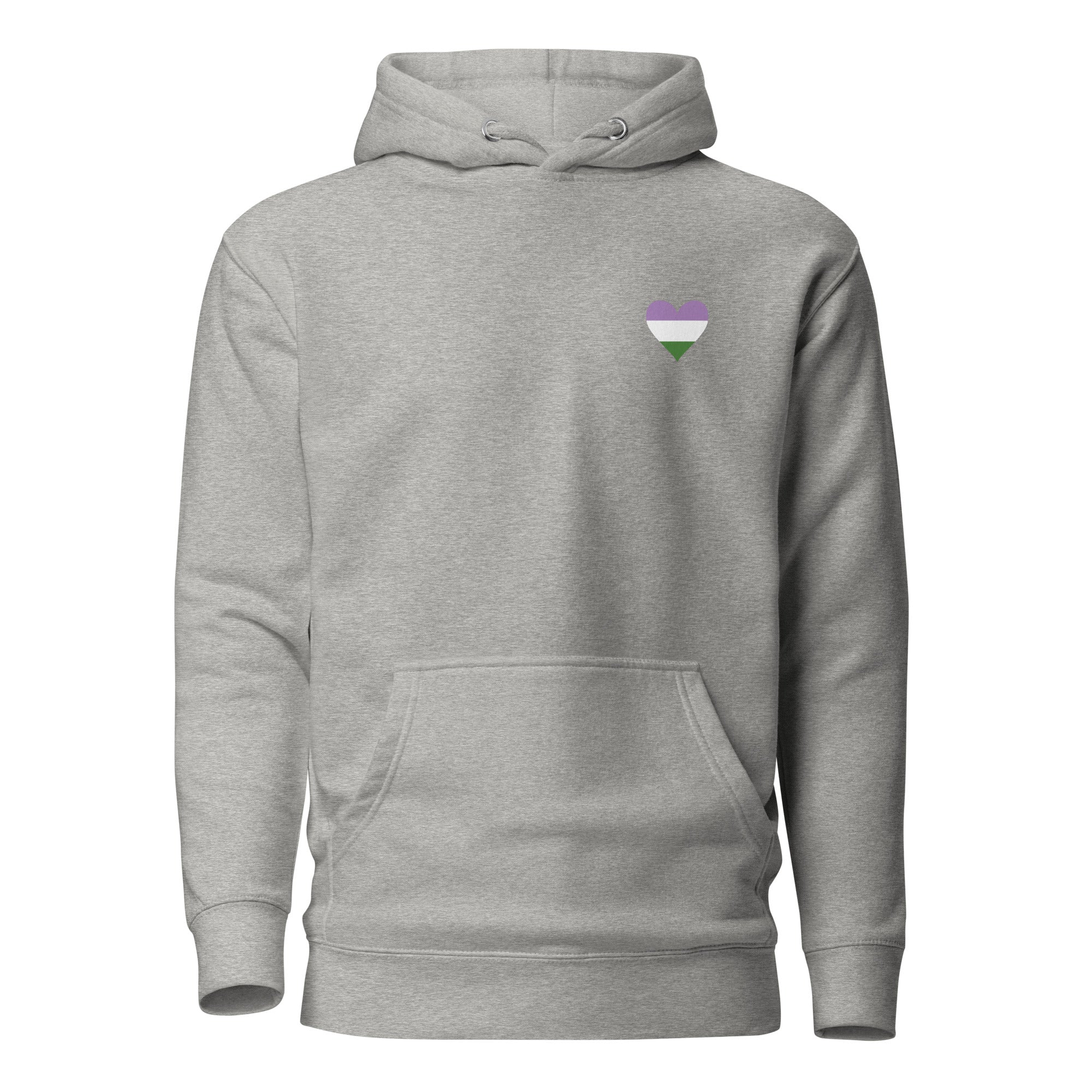 Unisex Hoodie-Genderqueer Heart