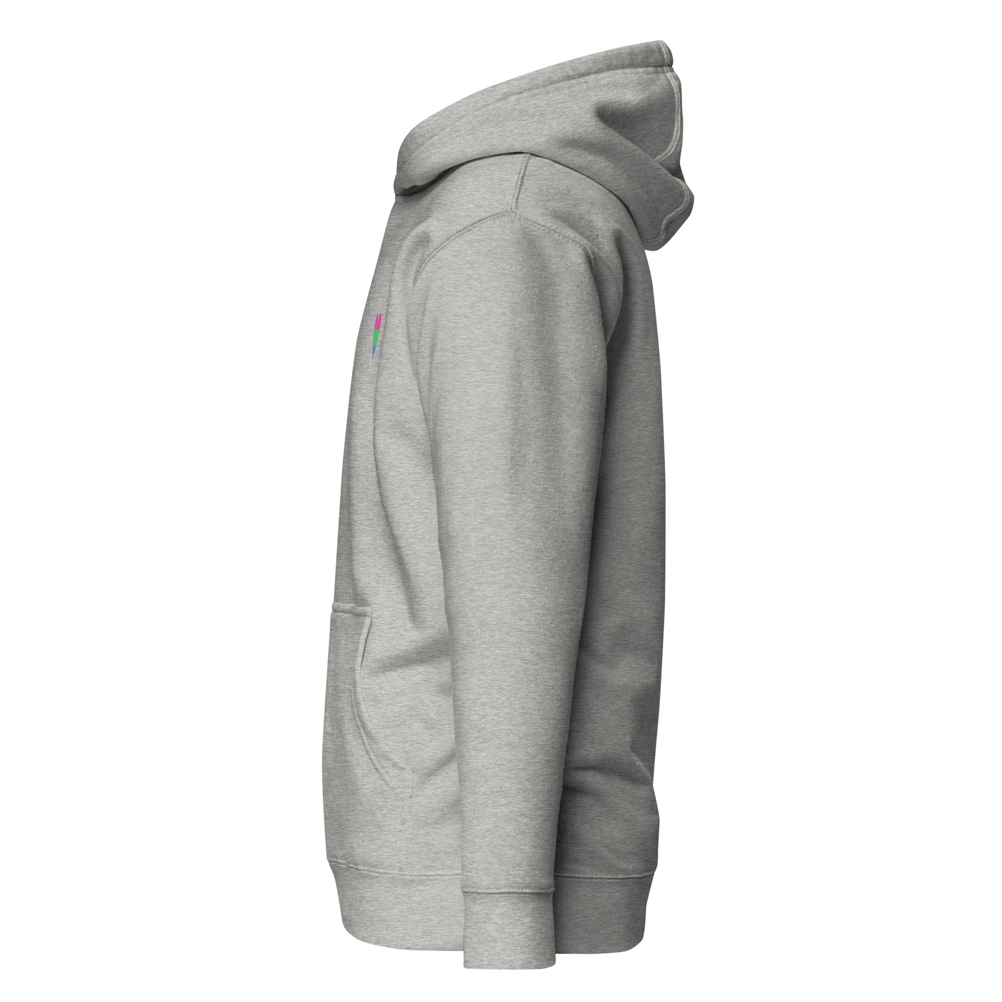 Unisex Hoodie-Polysexual Heart