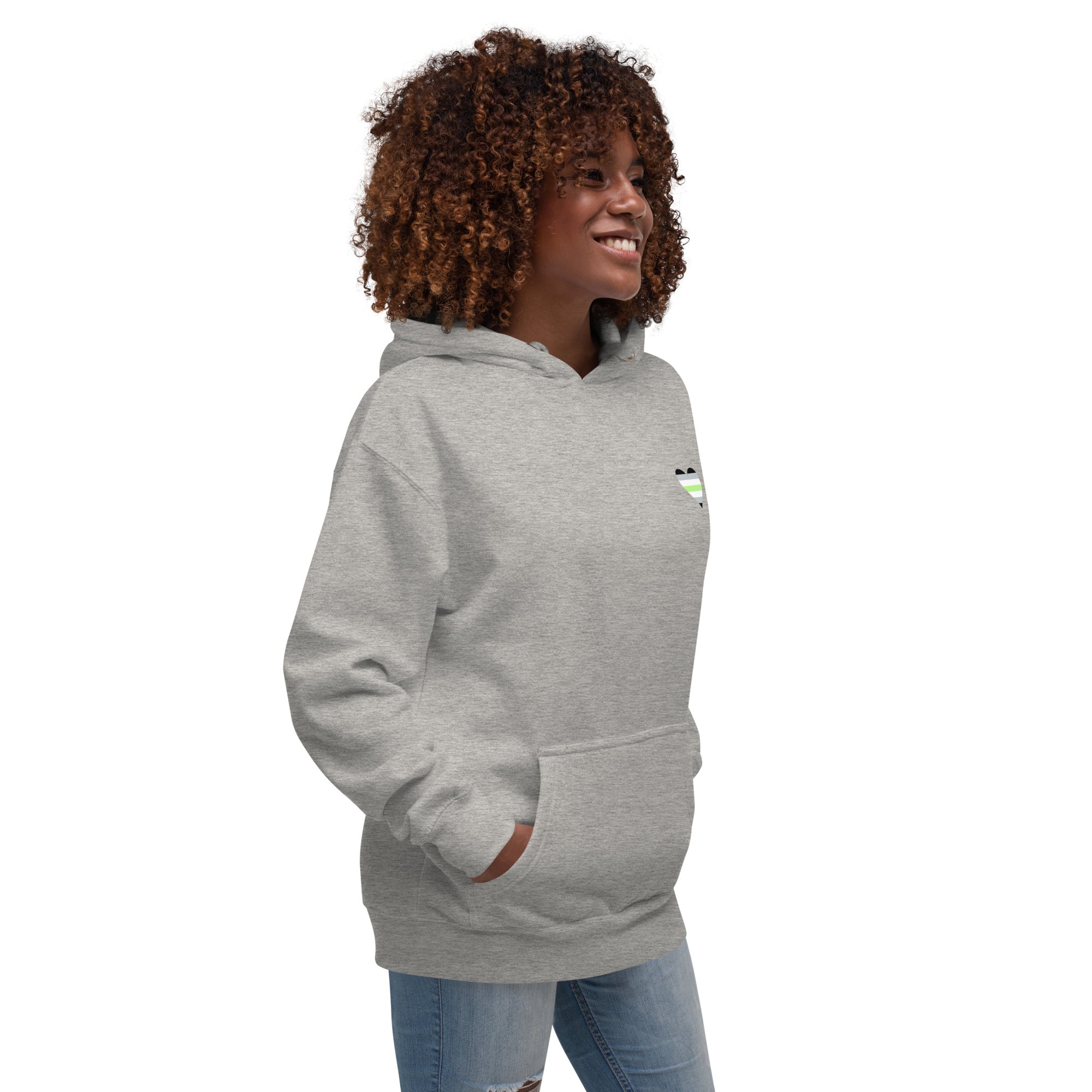 Unisex Hoodie-Agender Heart