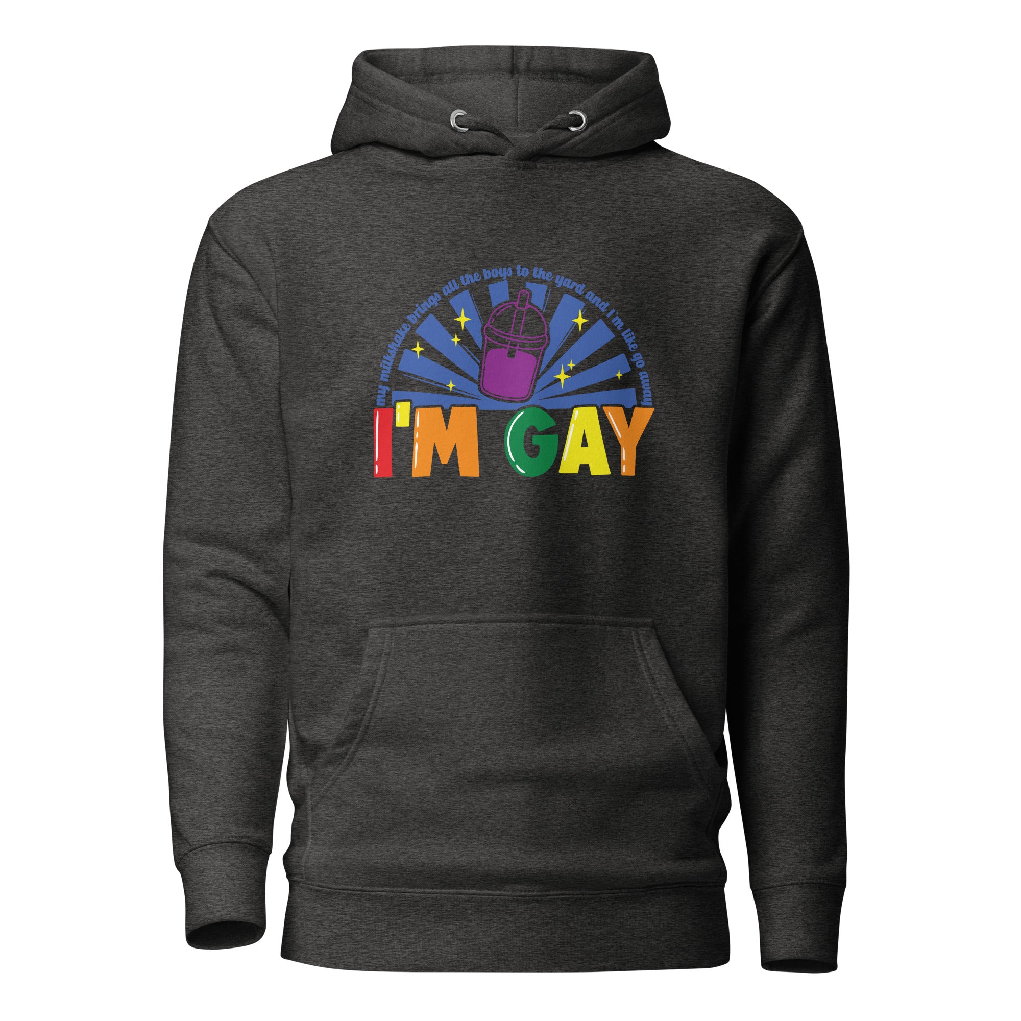 Unisex Hoodie- Go away, I'm gay