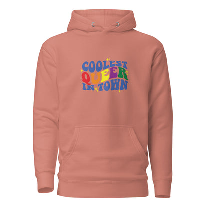 Unisex Hoodie- Coolest queer in town