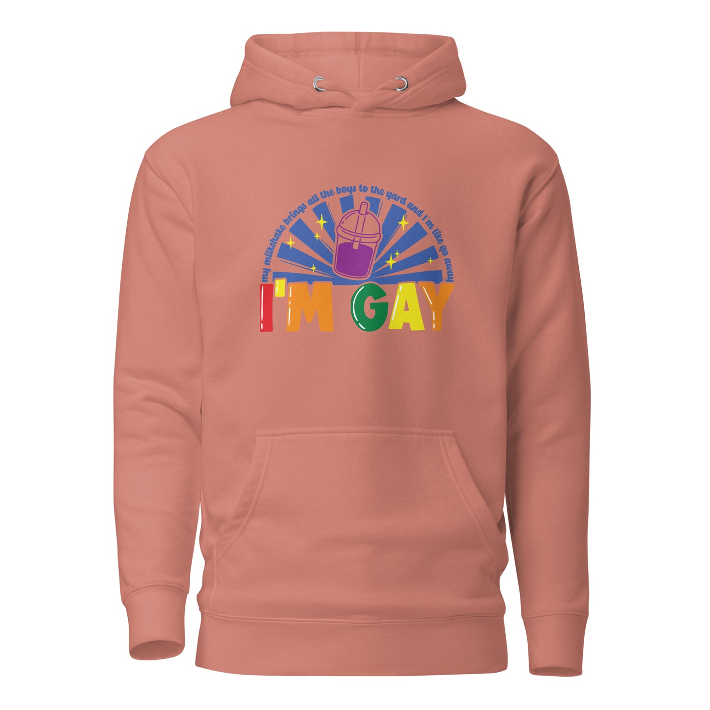 Unisex Hoodie- Go away, I'm gay
