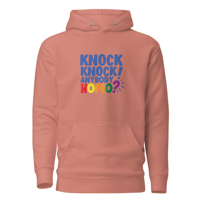 Unisex Hoodie- Knock knock anybody homo