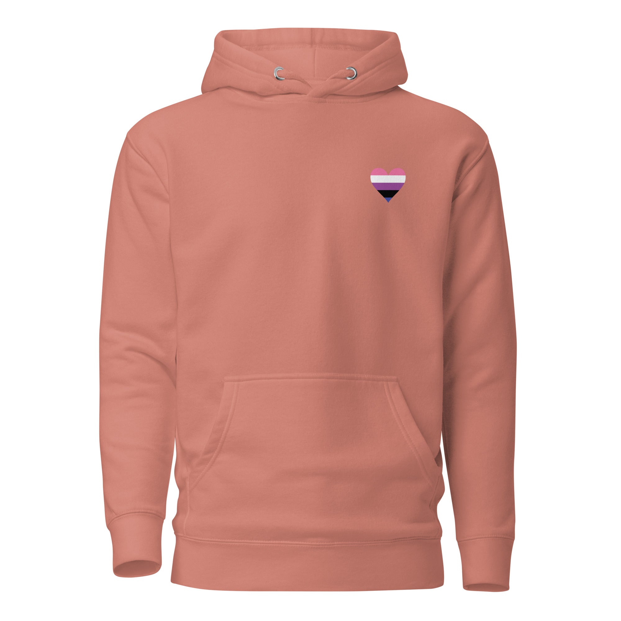 Unisex Hoodie-Genderfluid Heart