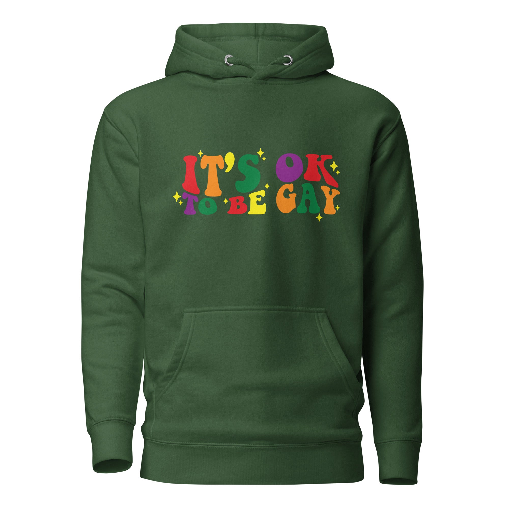 Unisex Hoodie- It's ok to be gay