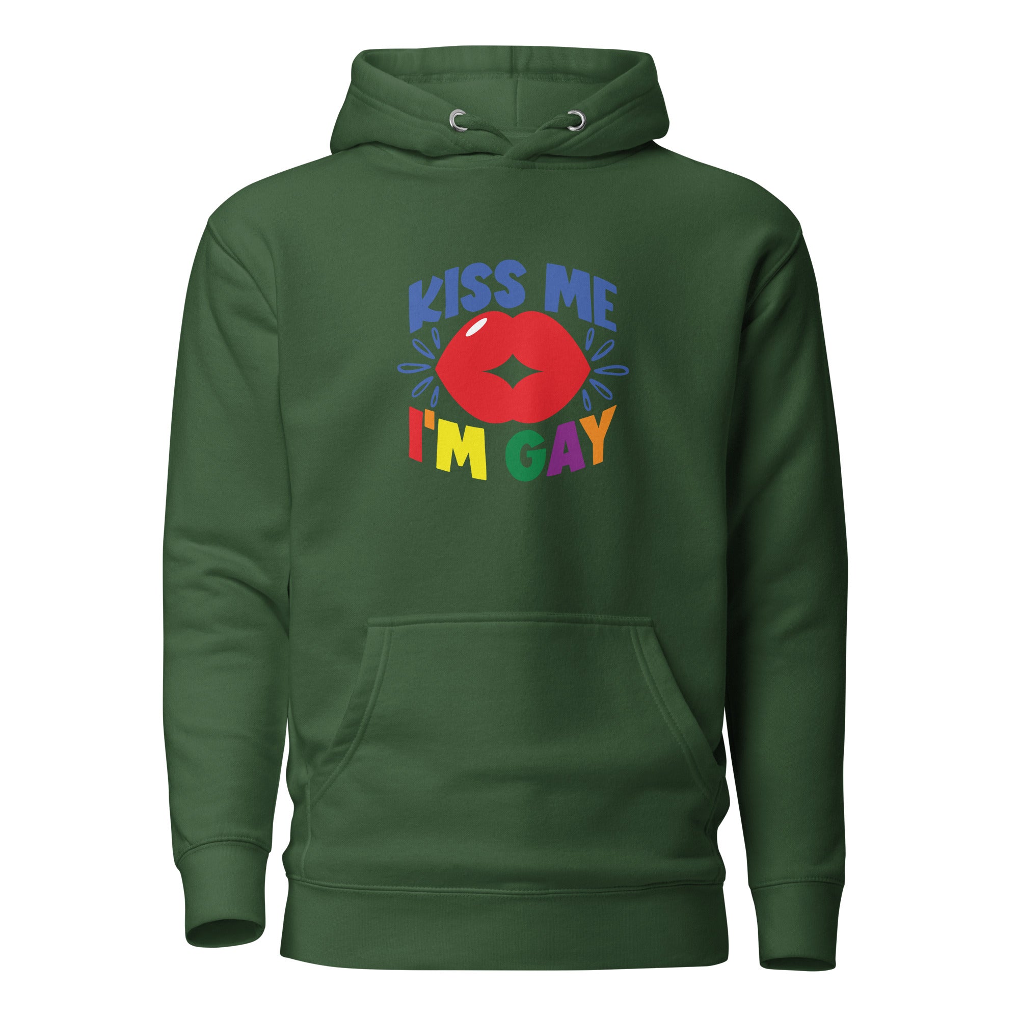 Unisex Hoodie- Kiss me I'm gay