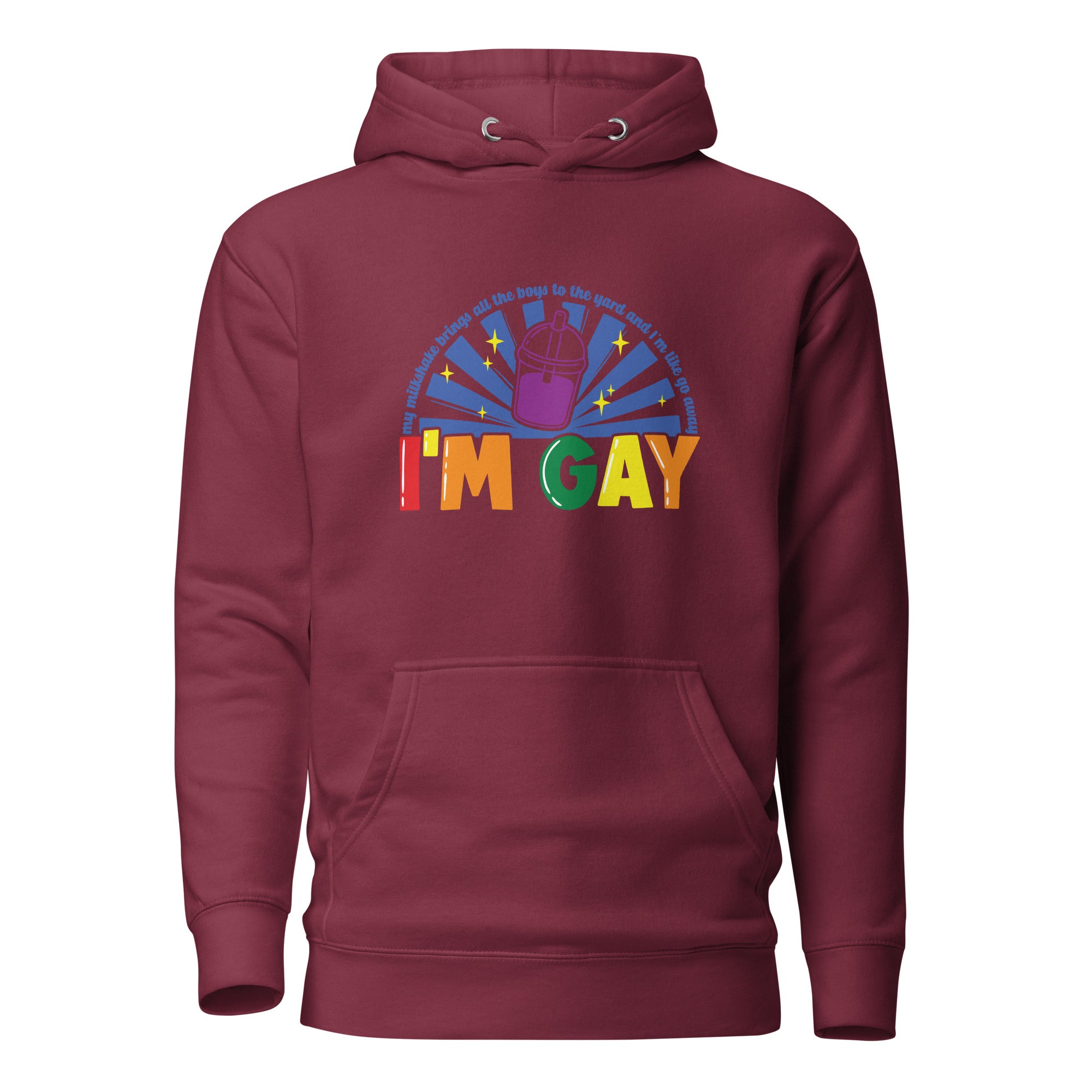 Unisex Hoodie- Go away, I'm gay