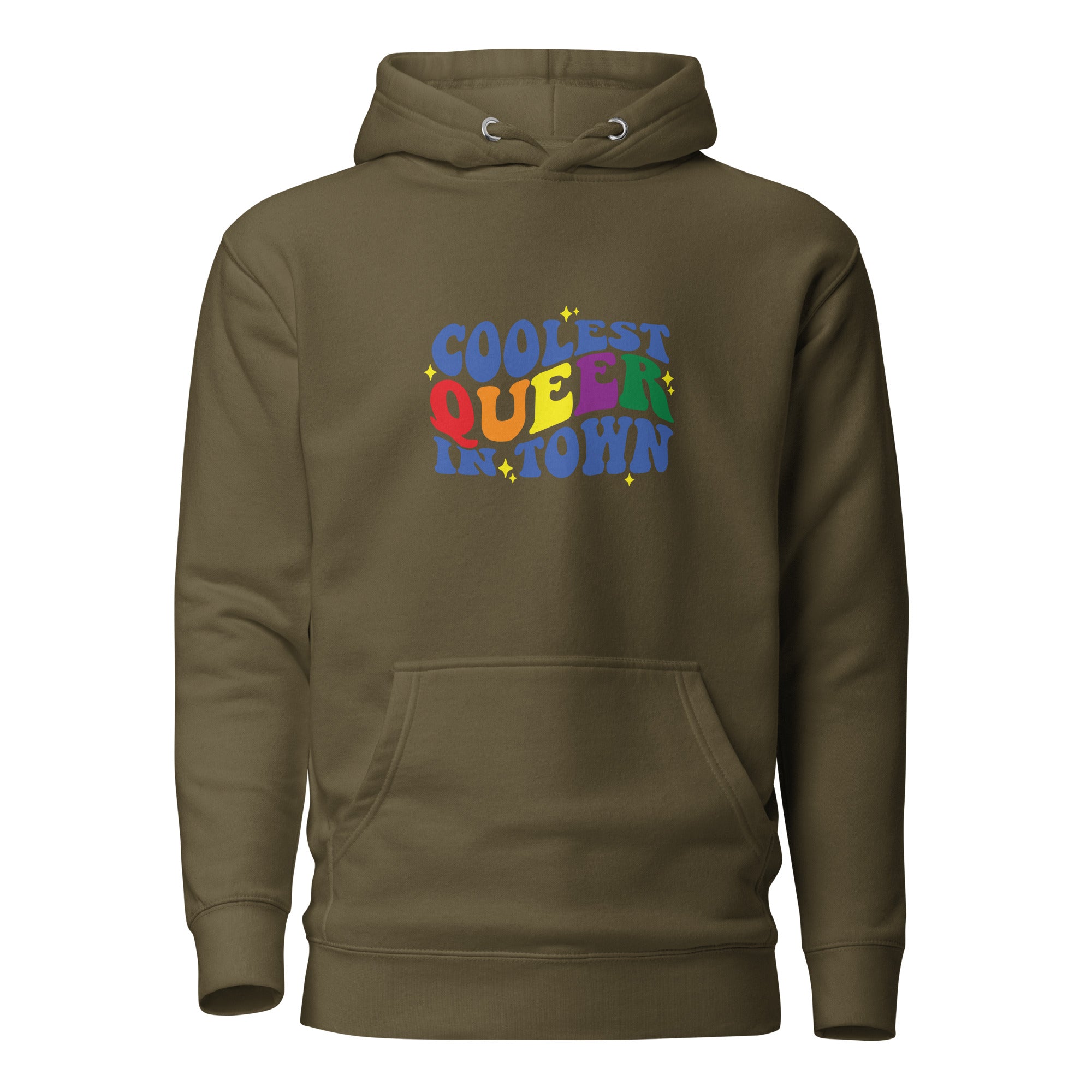 Unisex Hoodie- Coolest queer in town