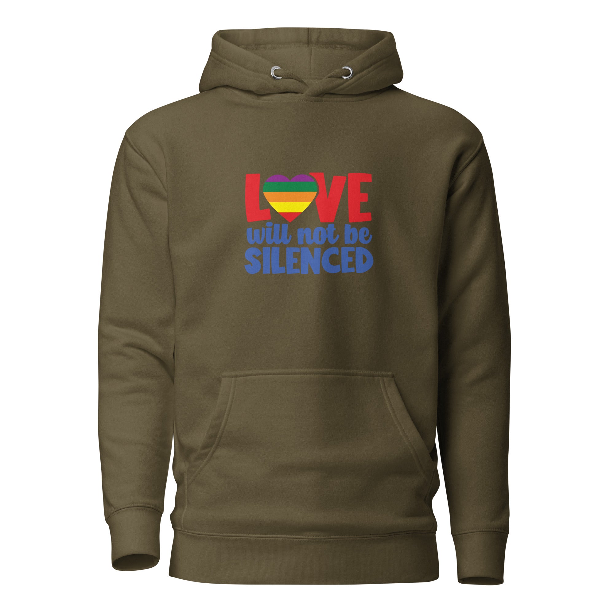 Unisex Hoodie- Love will not be silenced