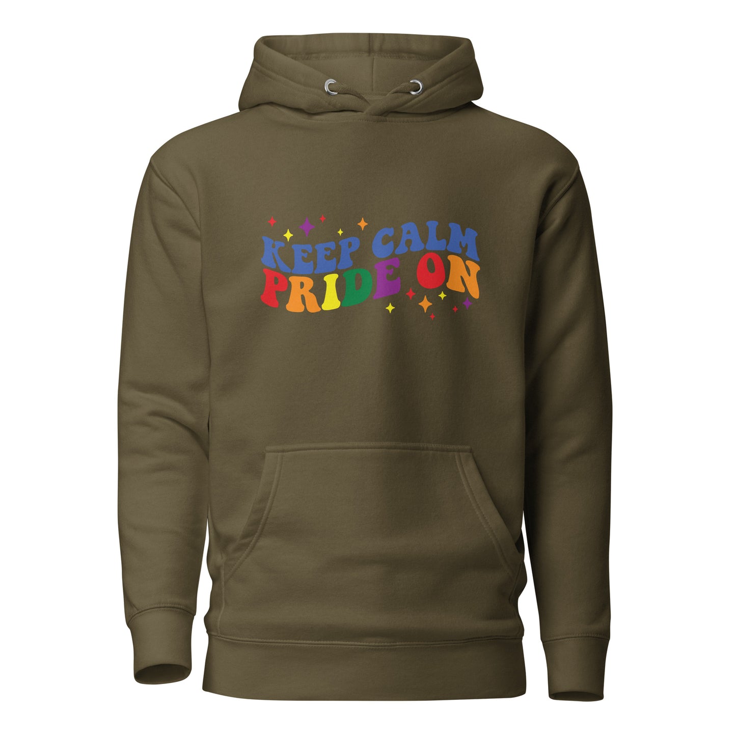 Unisex Hoodie- Keep calm pride on