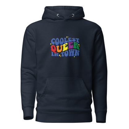 Unisex Hoodie- Coolest queer in town