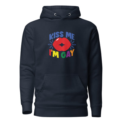 Unisex Hoodie- Kiss me I'm gay