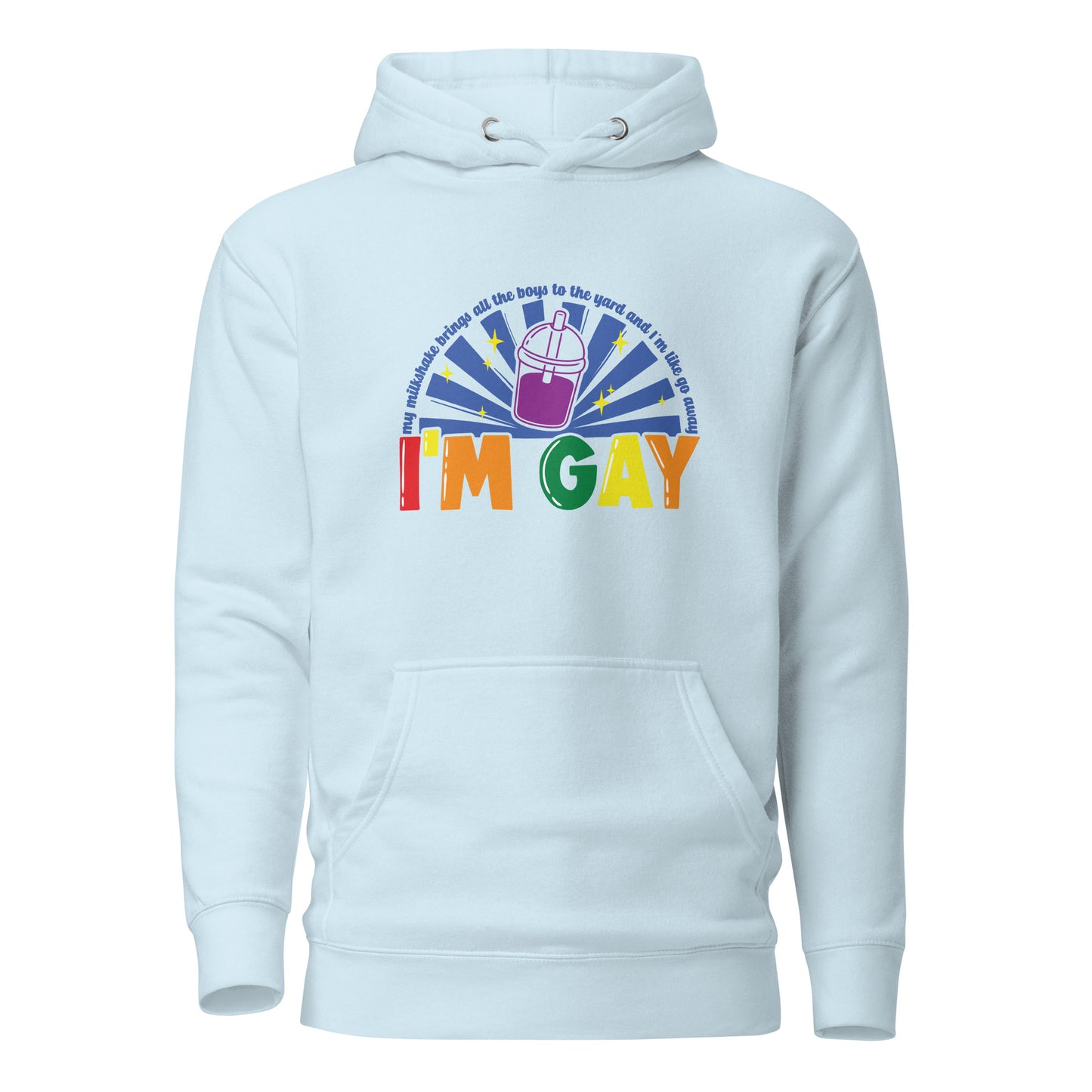 Unisex Hoodie- Go away, I'm gay