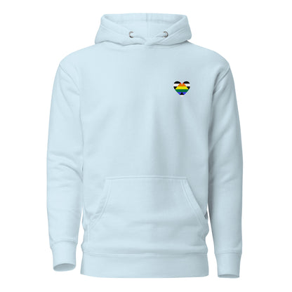 Unisex Hoodie-Straight Ally Heart