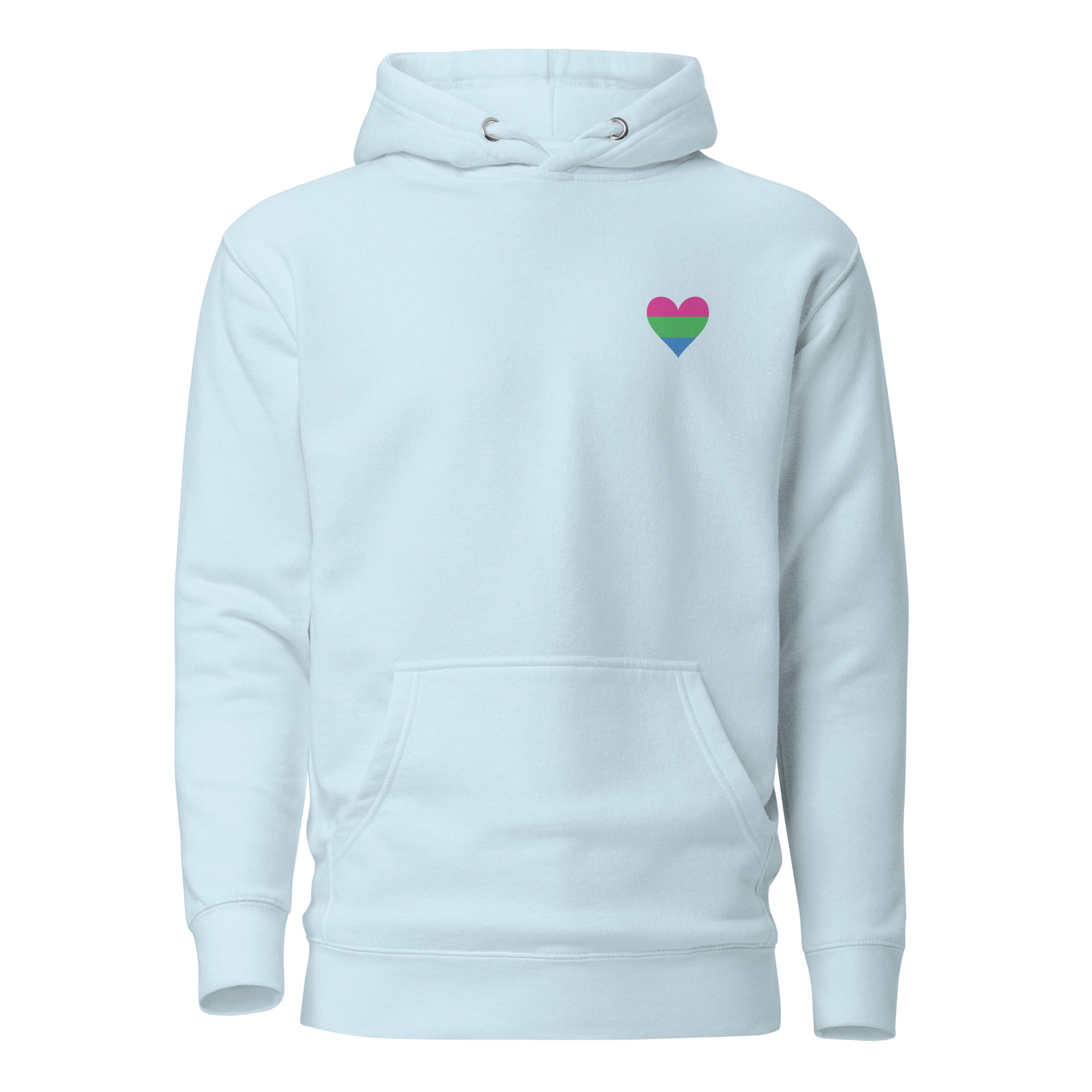 Unisex Hoodie-Polysexual Heart