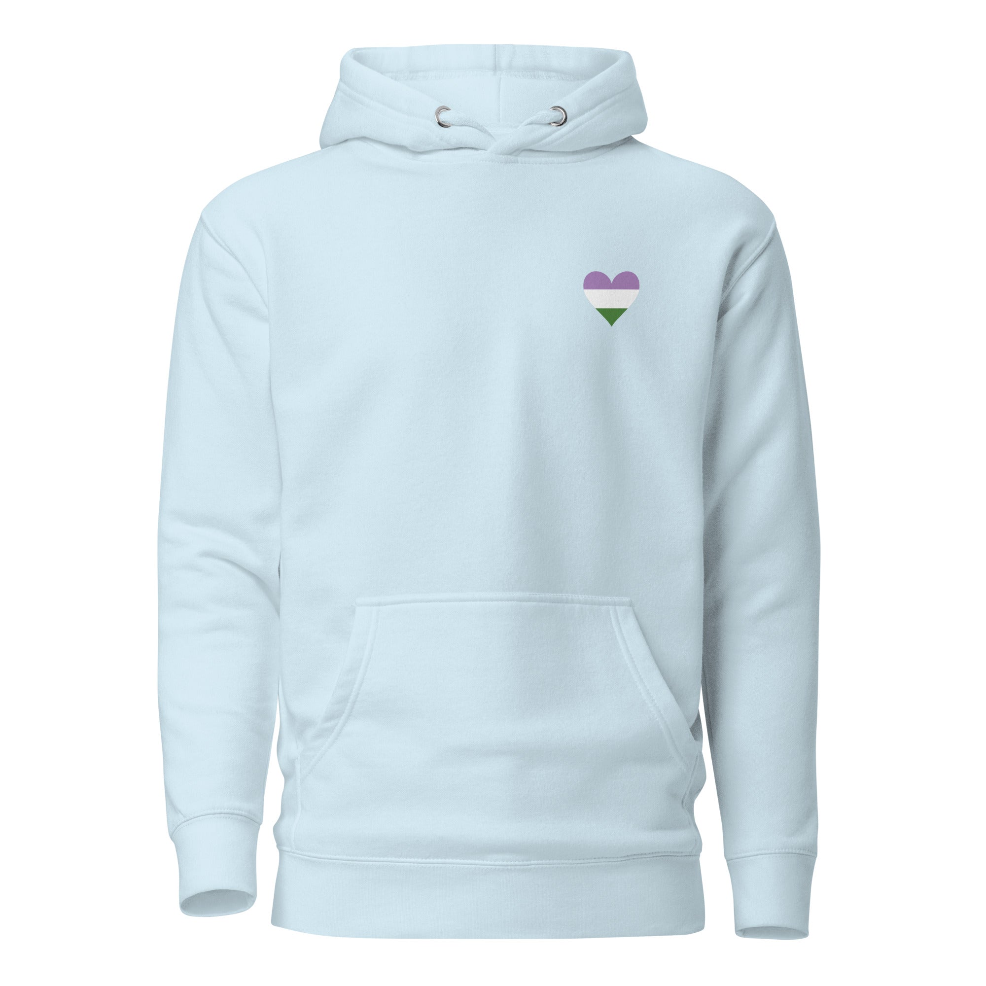 Unisex Hoodie-Genderqueer Heart