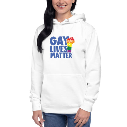 Unisex Hoodie- Gay lives matter