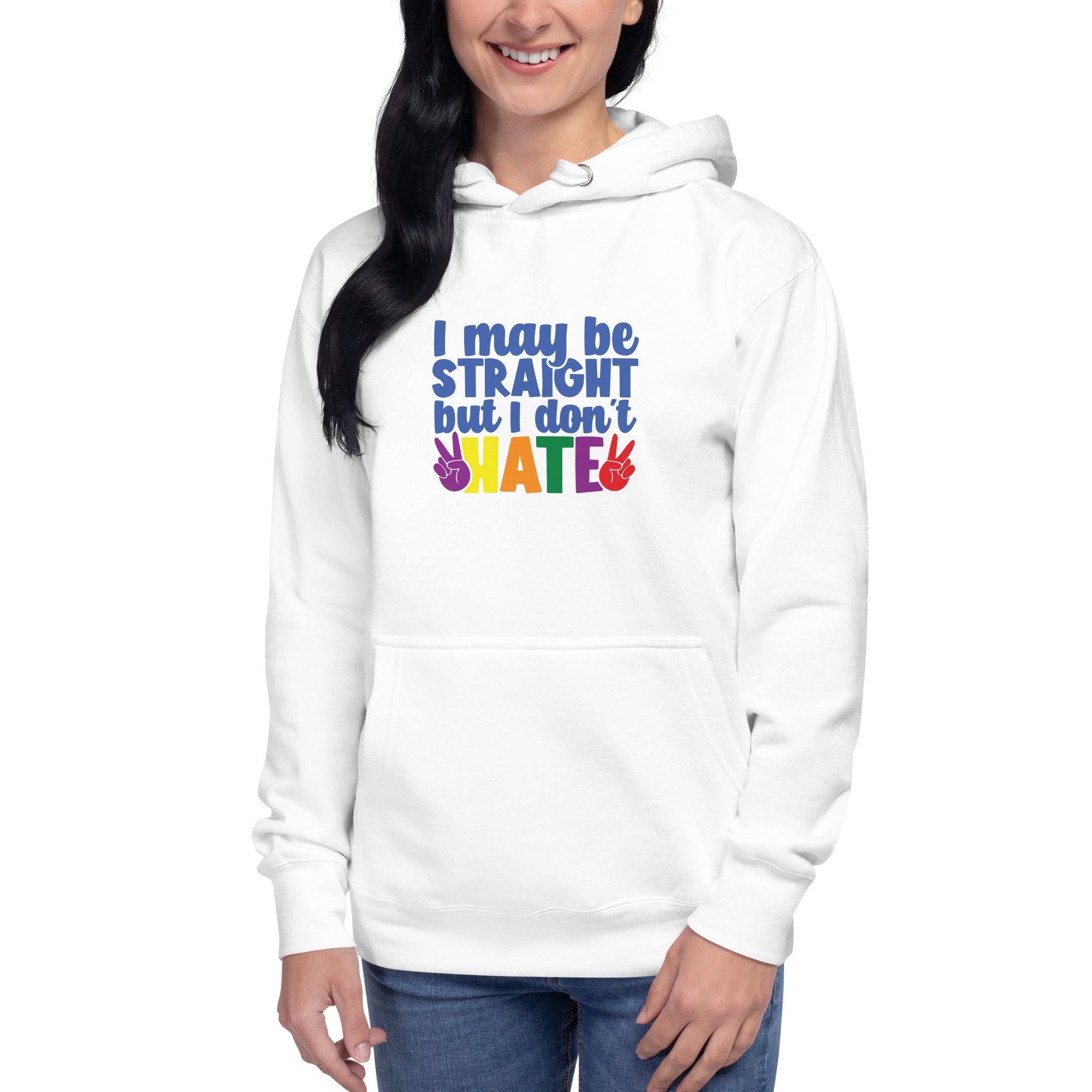 Unisex Hoodie- I may be straight but I don't hate