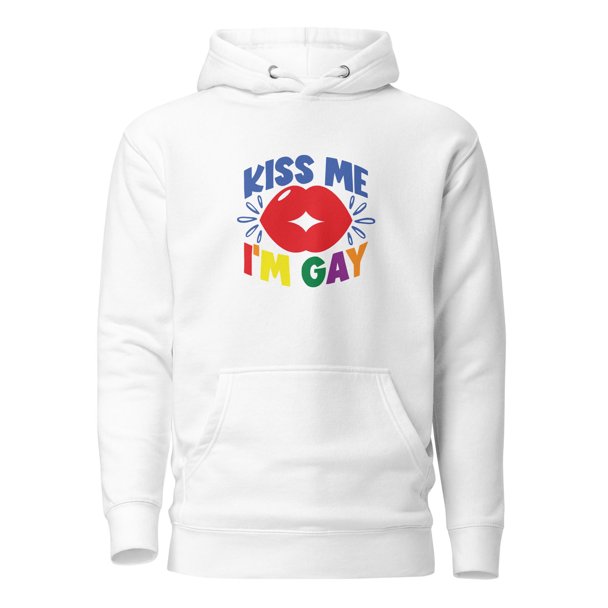Unisex Hoodie- Kiss me I'm gay