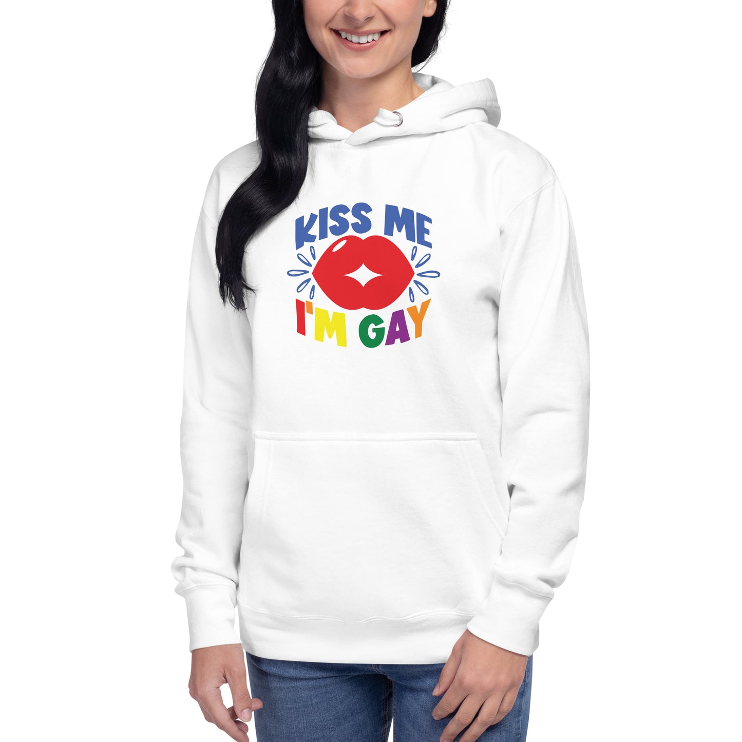 Unisex Hoodie- Kiss me I'm gay