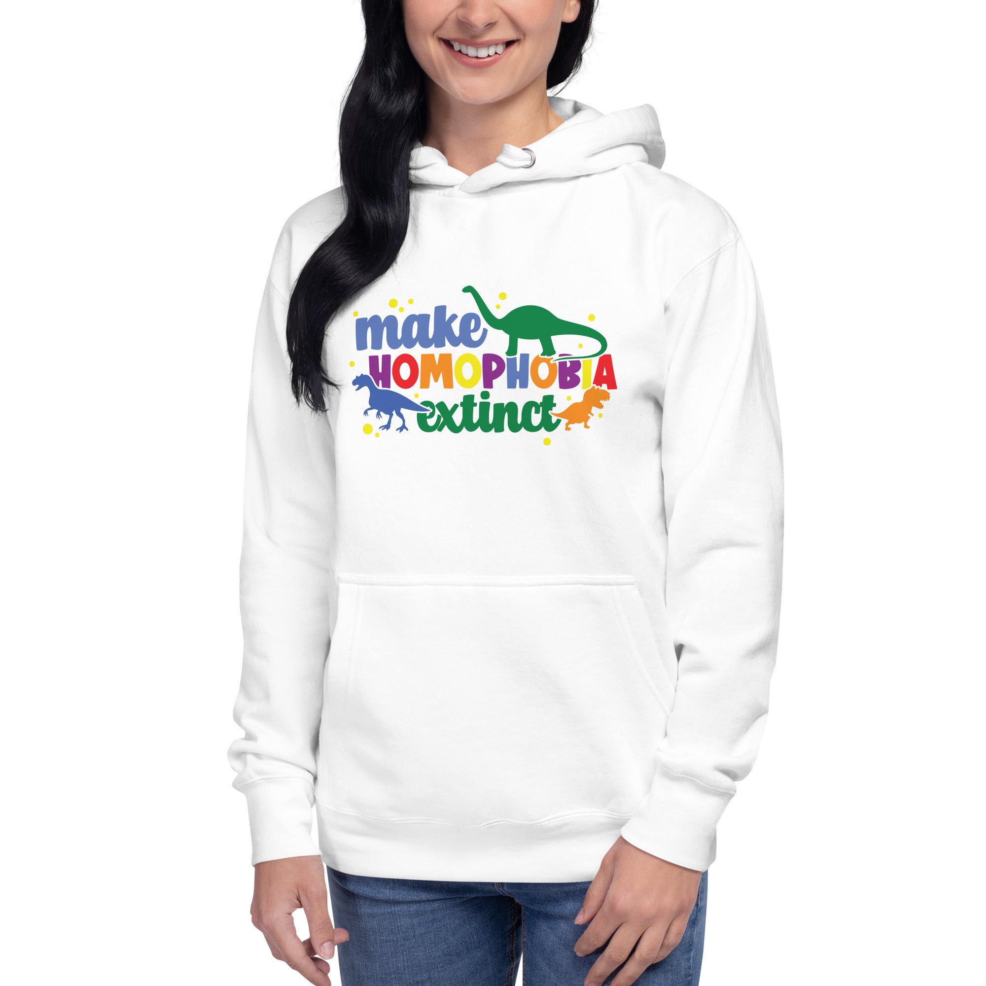 Unisex Hoodie- Make homophobia extinct