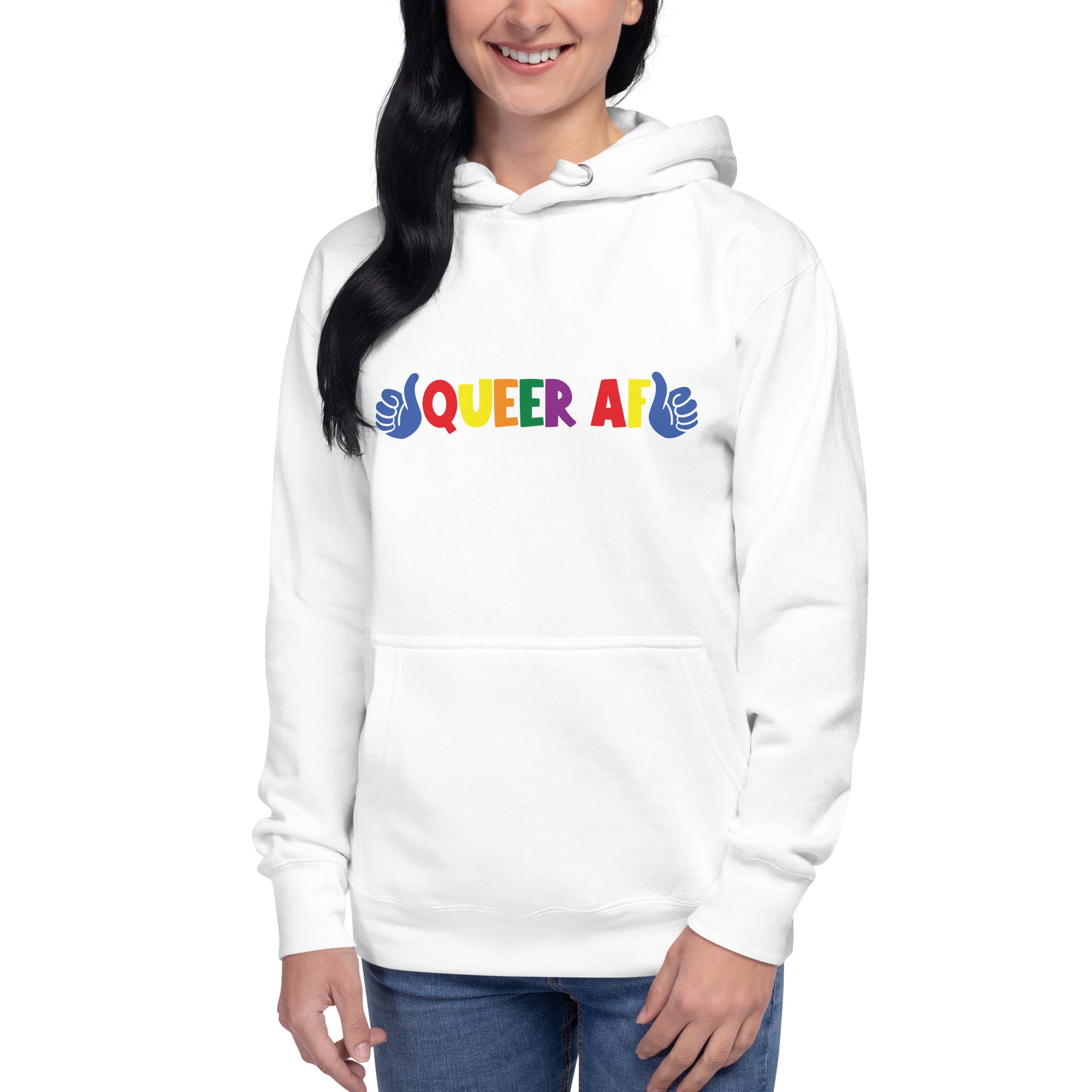 Unisex Hoodie- Queer AF