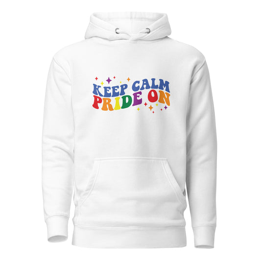 Unisex Hoodie- Keep calm pride on