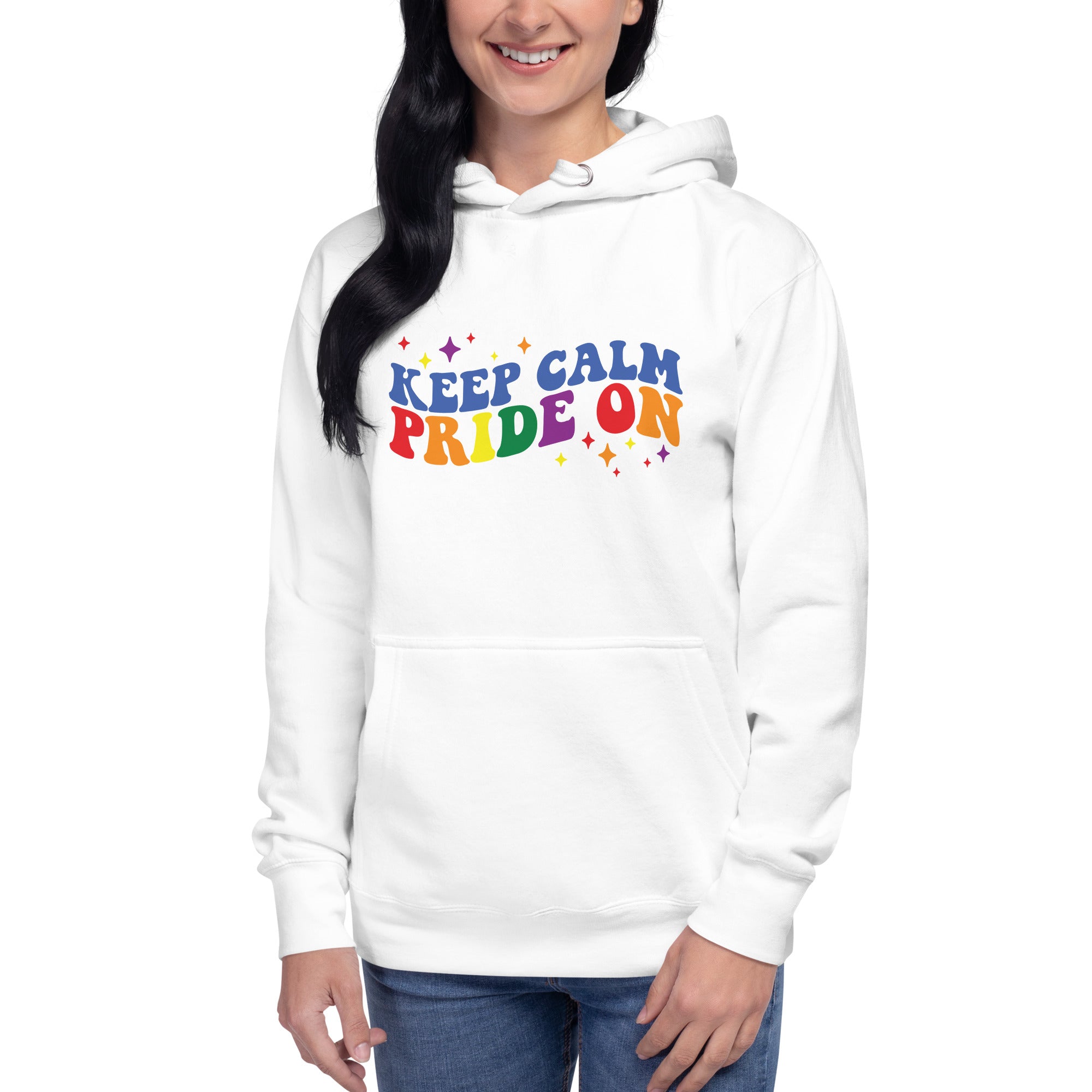 Unisex Hoodie- Keep calm pride on