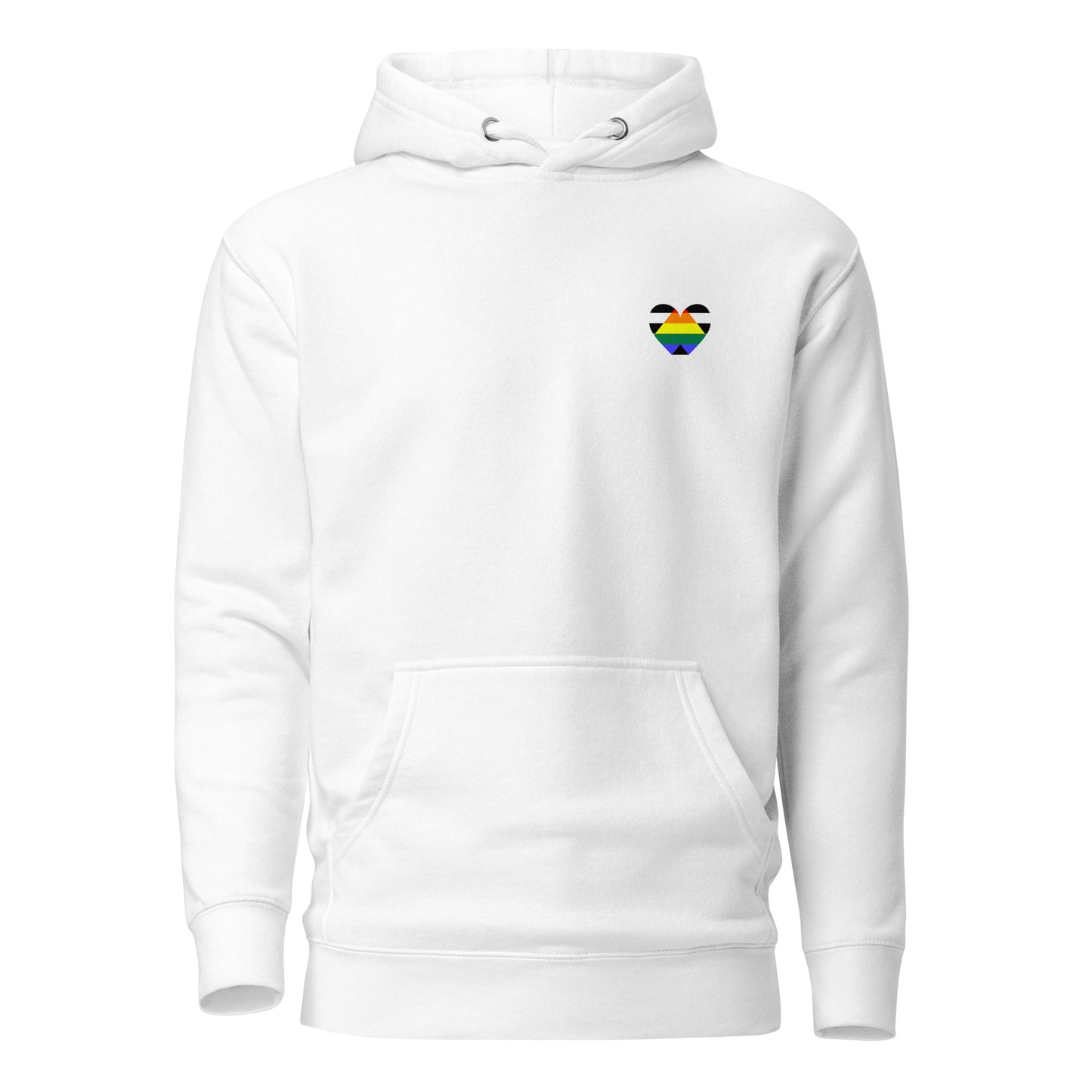 Unisex Hoodie-Straight Ally Heart