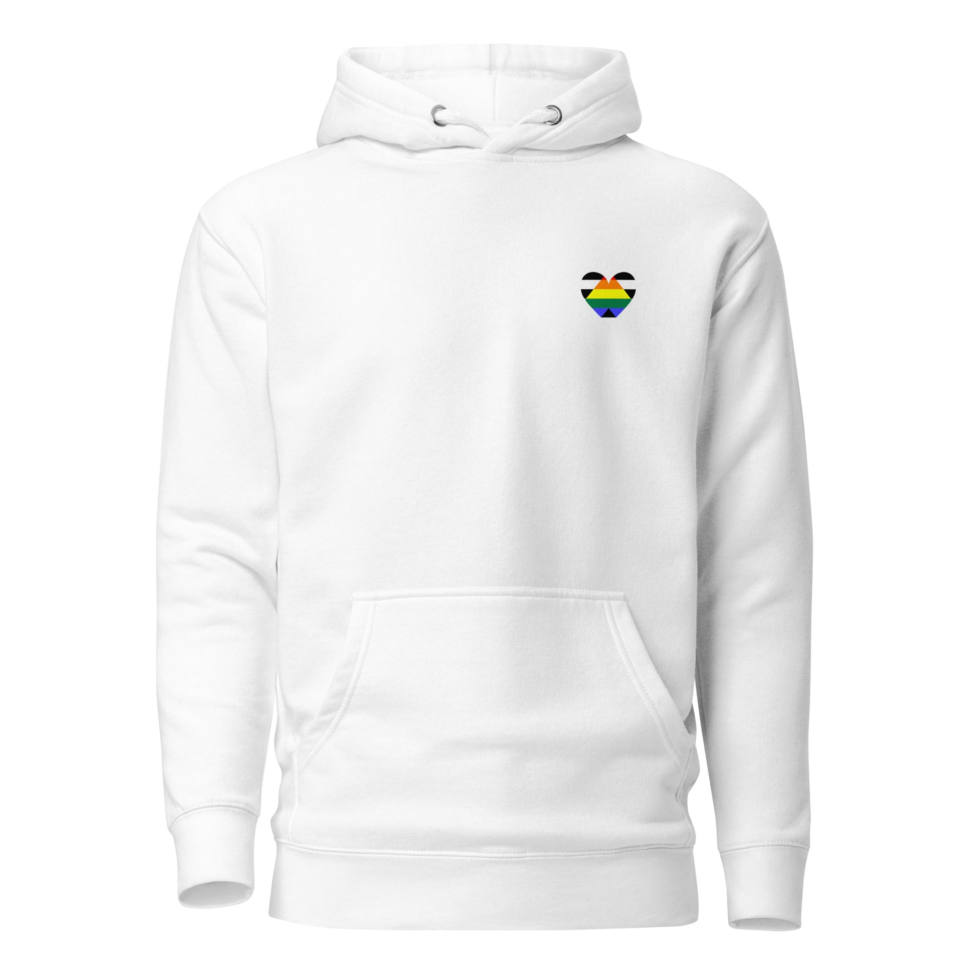 Unisex Hoodie-Straight Ally Heart