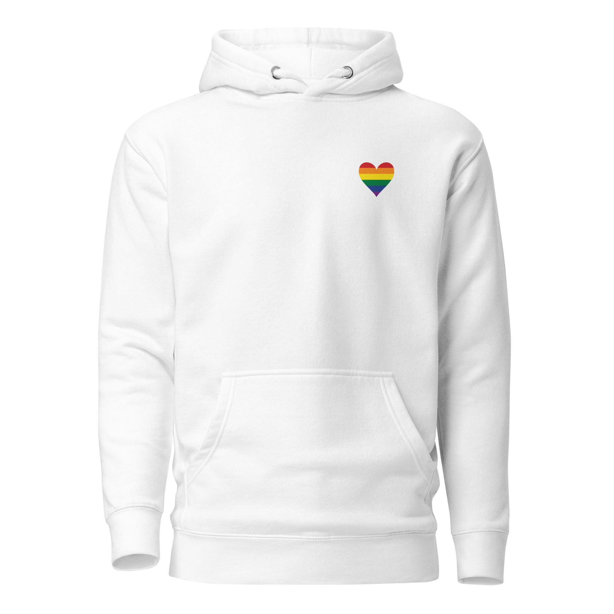 Pride Rainbow Heart Hoodie