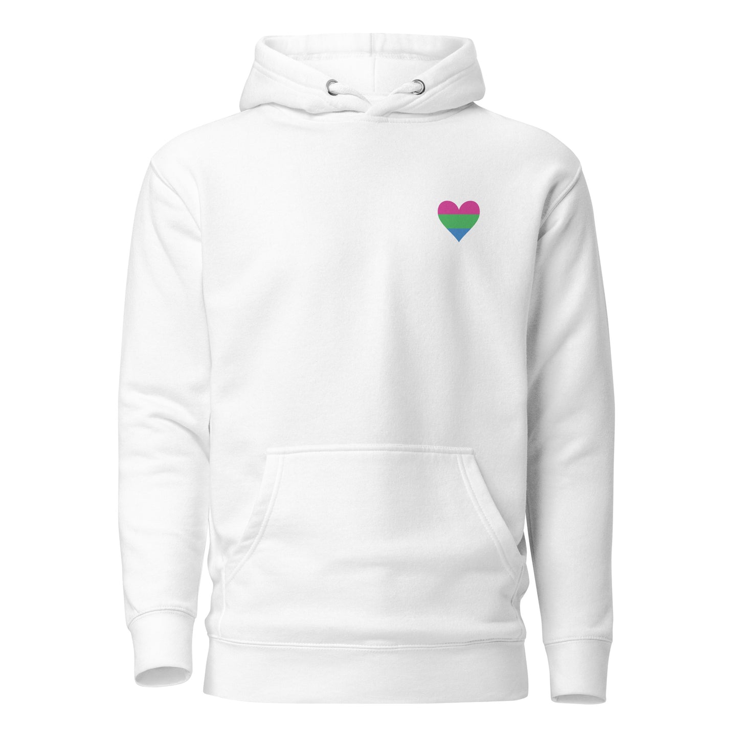 Unisex Hoodie-Polysexual Heart