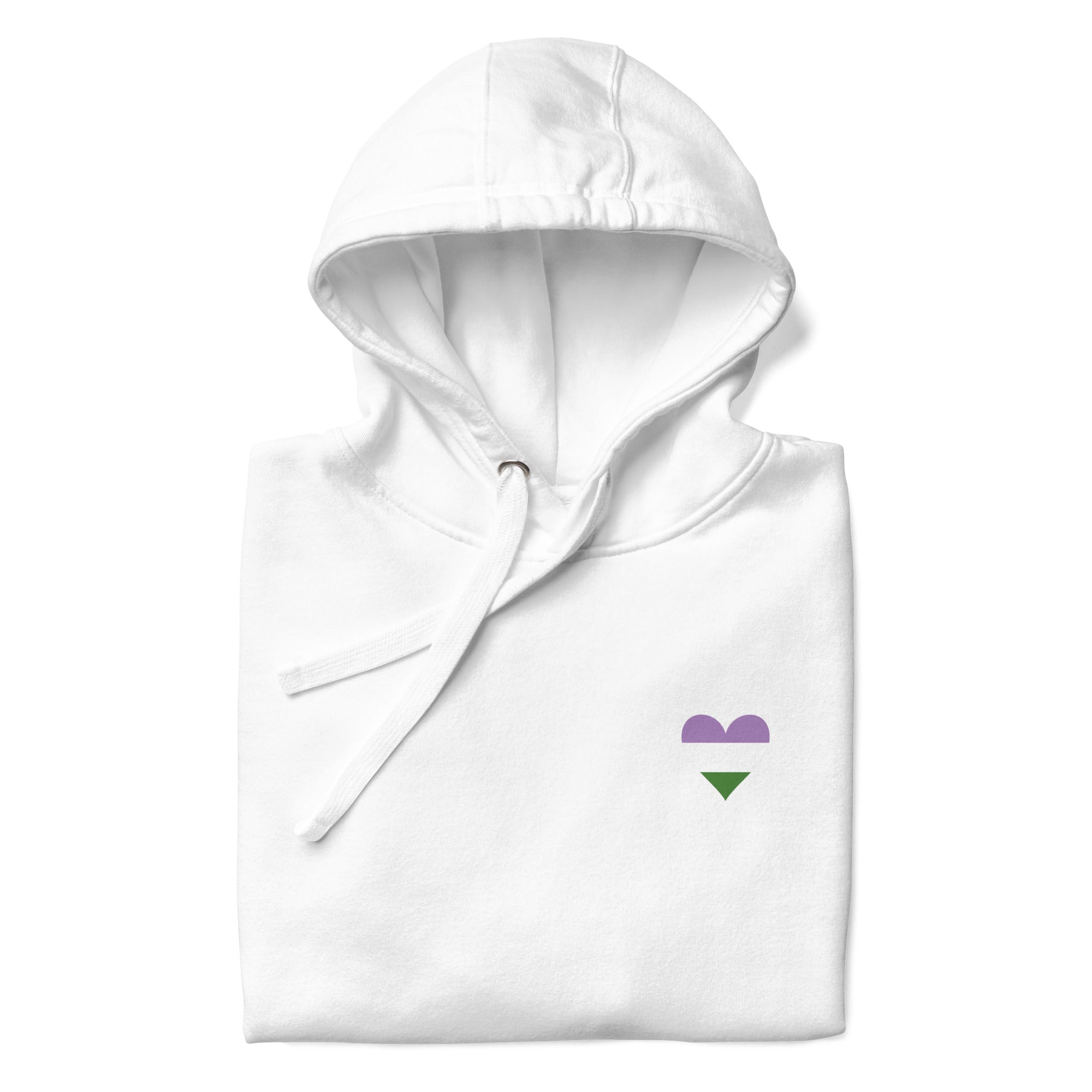 Unisex Hoodie-Genderqueer Heart