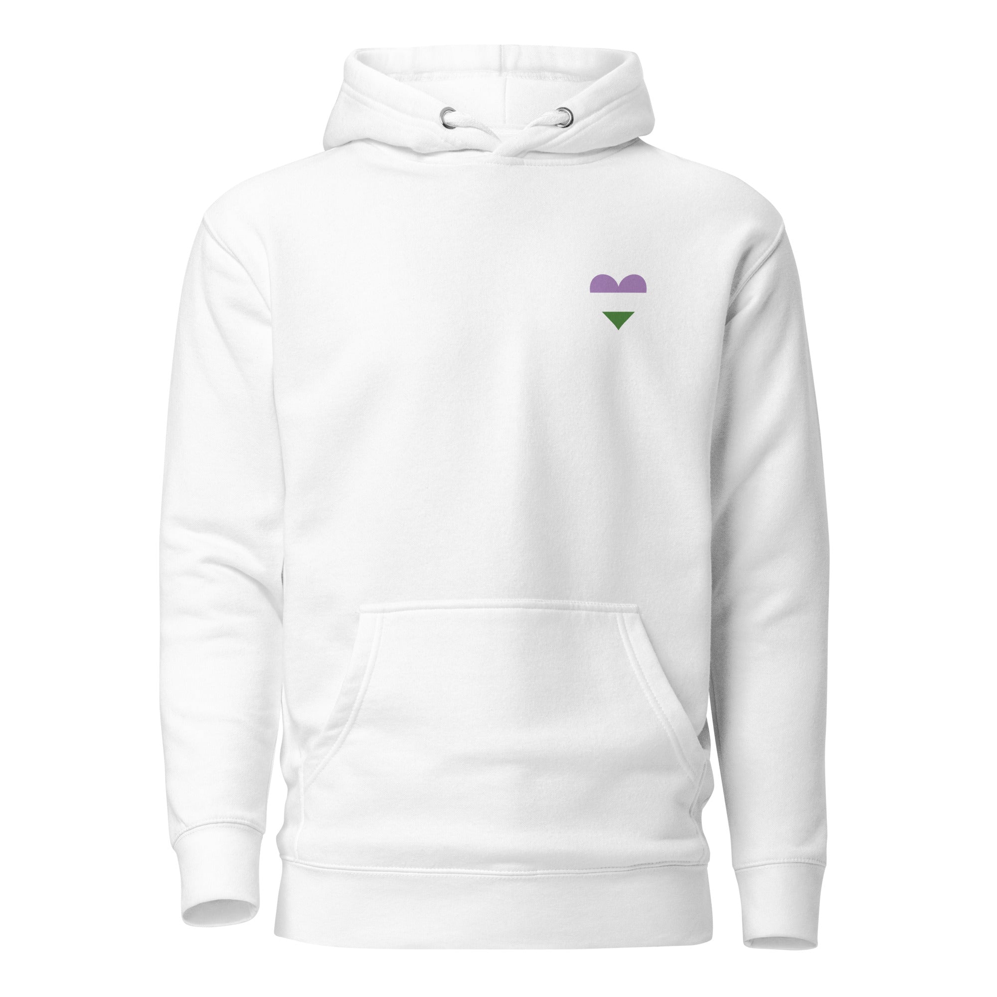 Unisex Hoodie-Genderqueer Heart